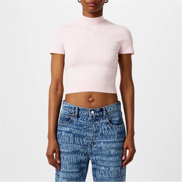 Alexander Wang o1g2r1mq0824 T-Shirts in Pink Size XS / US 0-2 / IT 36-38 - 3 Thumbnail
