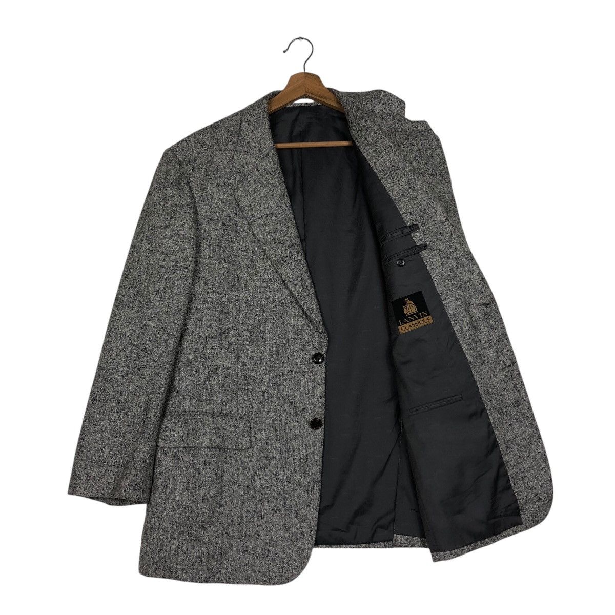 Japanese Brand 📌Vintage Wool Casual Jacket Lanvin Classique Size US M / EU 48-50 / 2 - 12 Thumbnail