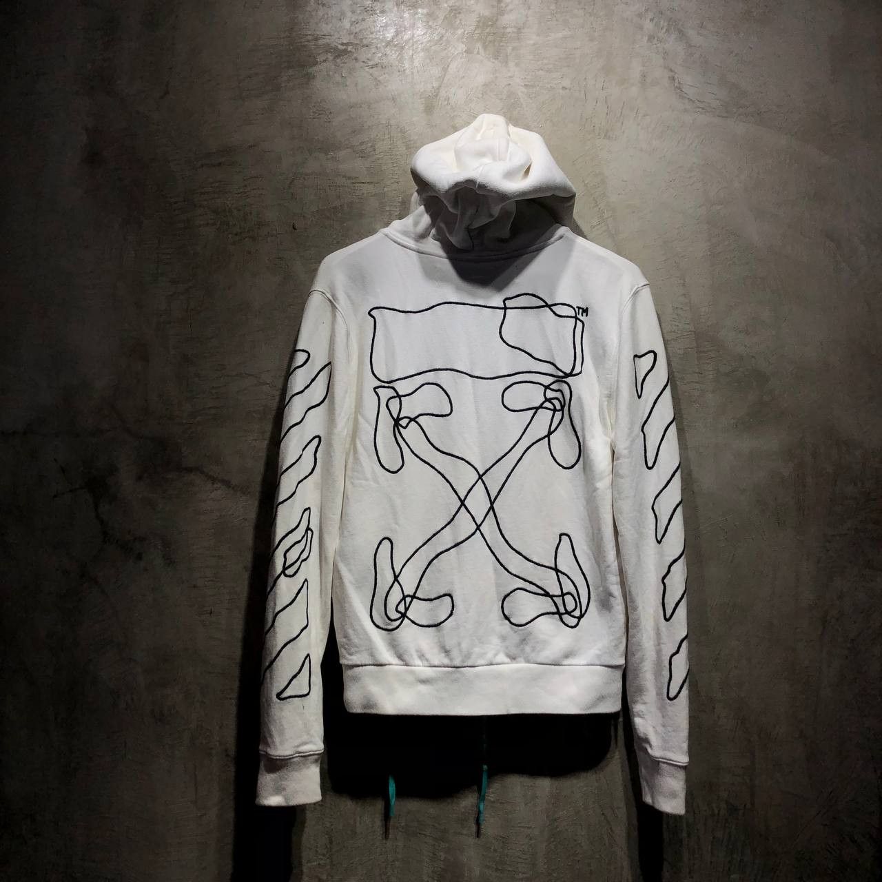 Shops Off-White Marker Arrows Layered Hoodie