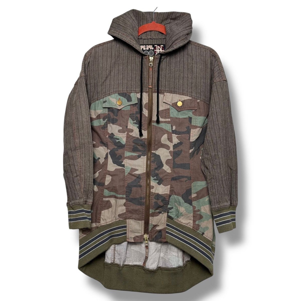 Jean Paul Gaultier Vintage Jean Paul Gaultier Camouflage Army Parka Jacket Size US XS / EU 42 / 0 - 1 Thumbnail