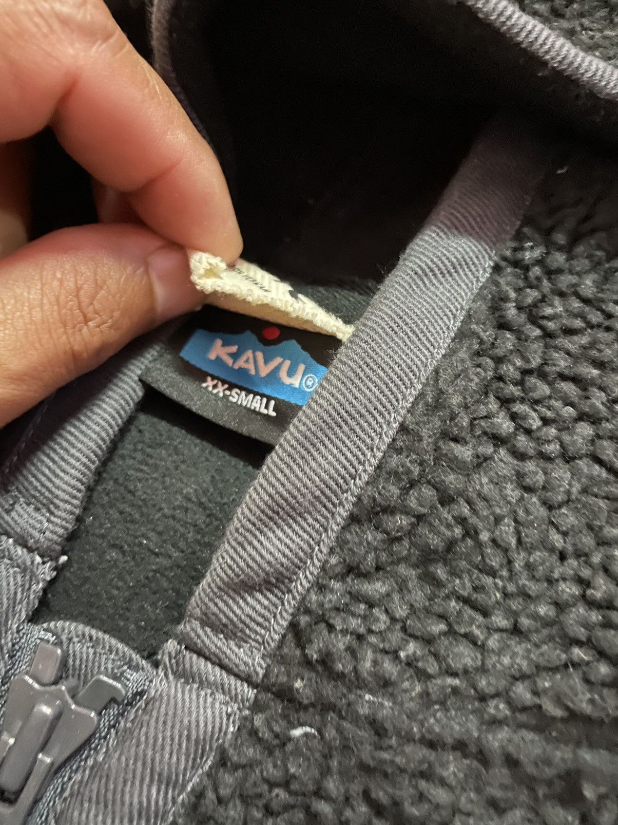 KAVU Kavu x Ron Herman Fleece Hoodie Vest Jacket Size US XXS / EU 40 - 12 Thumbnail