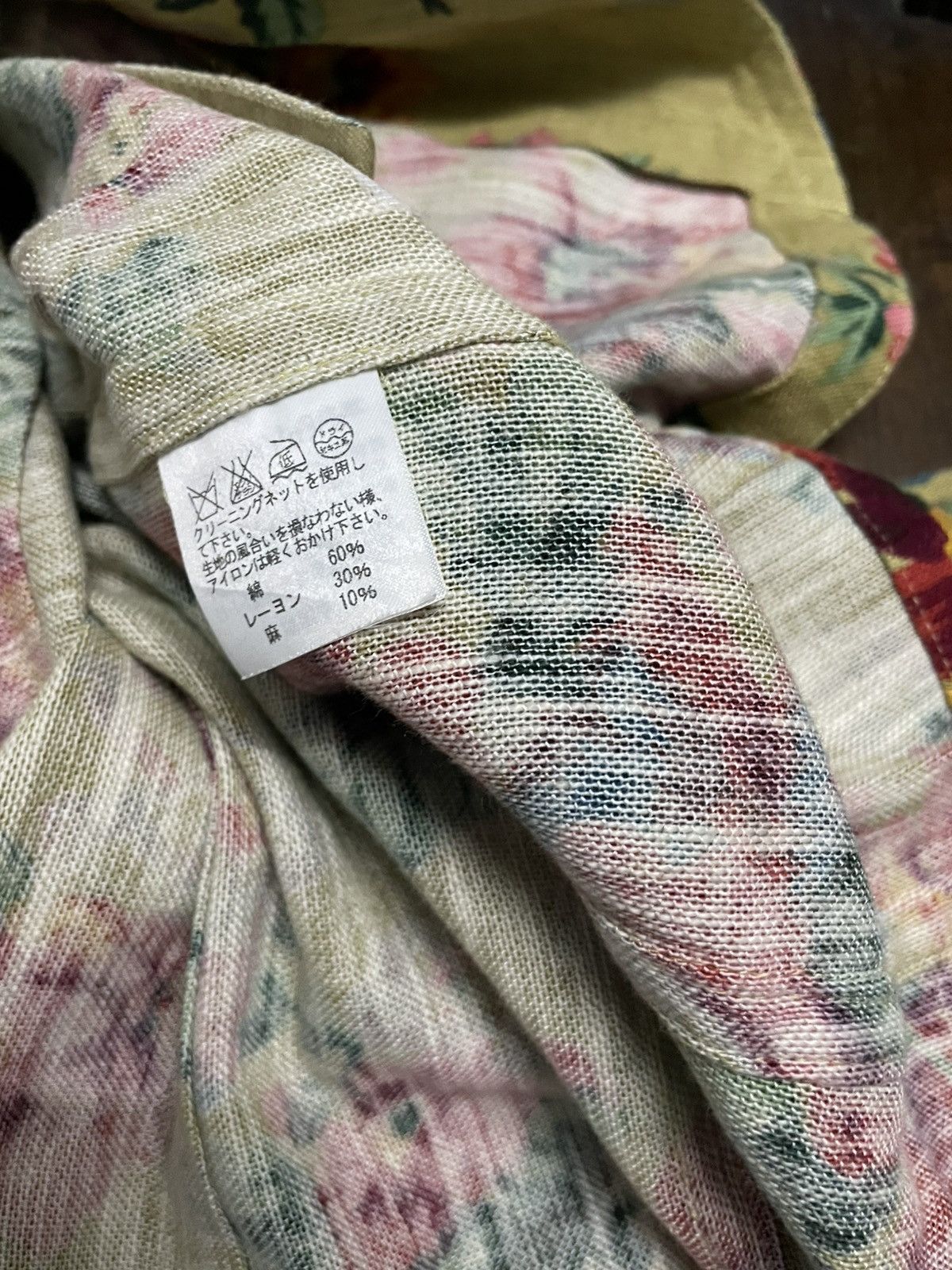 Vintage 90s Issey Miyake Sunaokuwahara Inspired Floral Vest