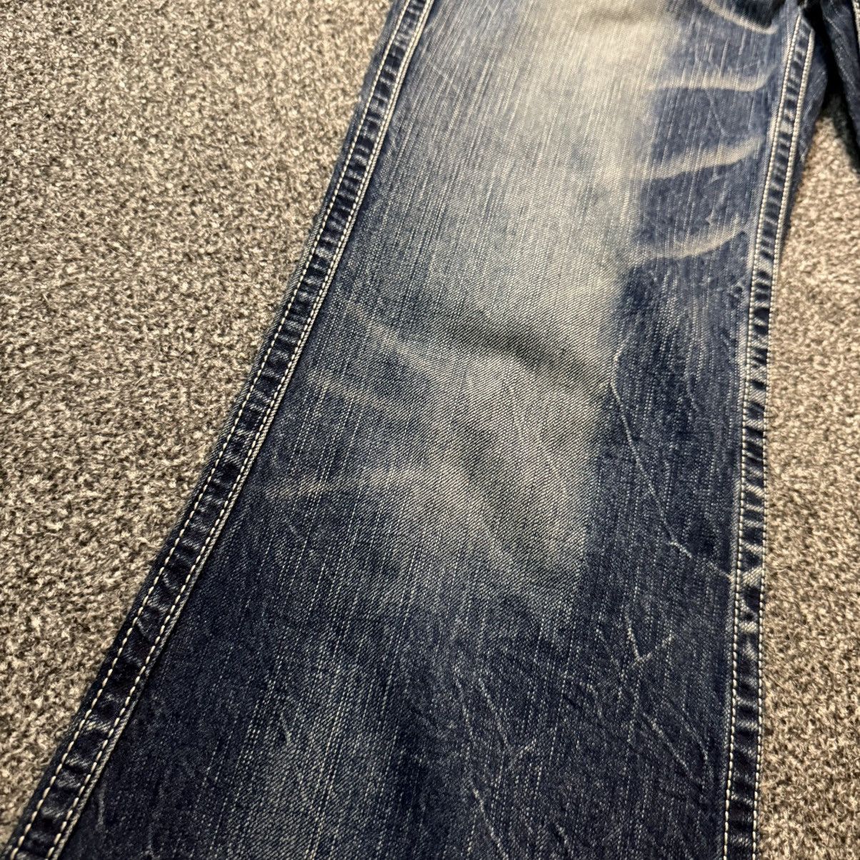 Tornado Mart 🔥🇯🇵 Vintage Flared Sick Japanese Brappers Jeans Size US 30 / EU 46 - 6 Thumbnail