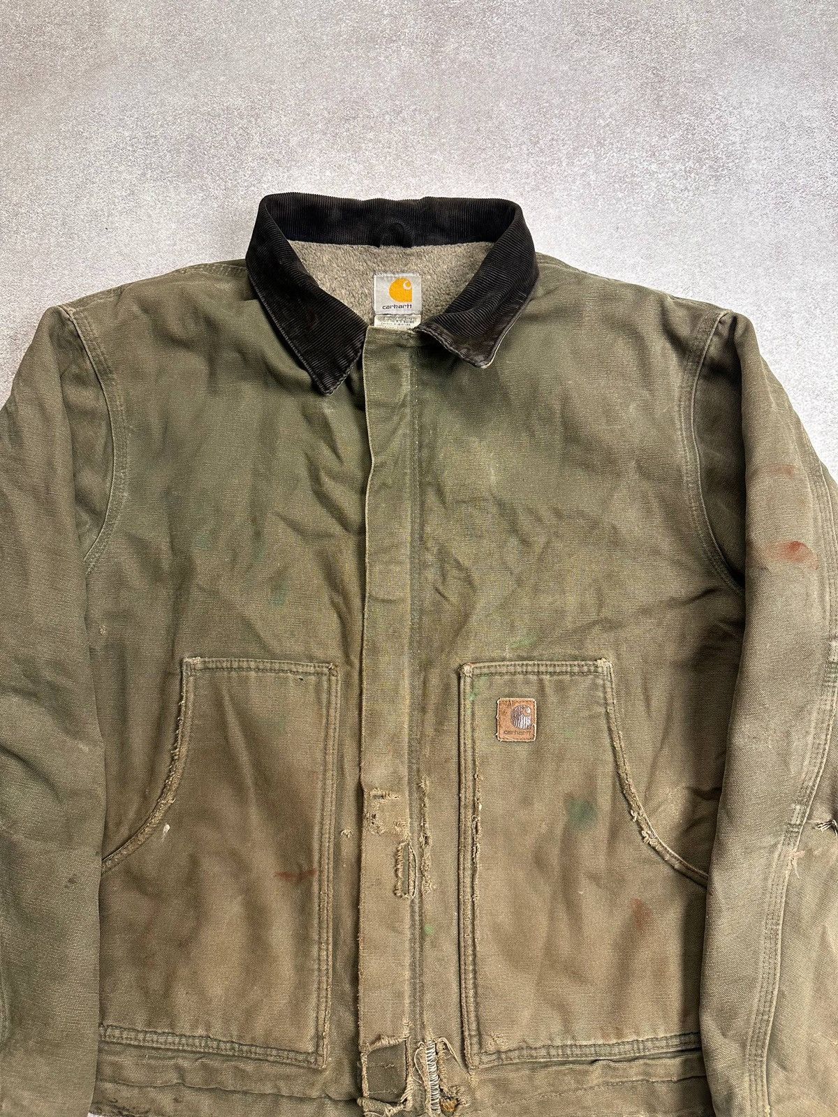 Carhartt Vintage 90s Carhartt Detroit Workwear Jacket XL Size US XL / EU 56 / 4 - 4 Thumbnail