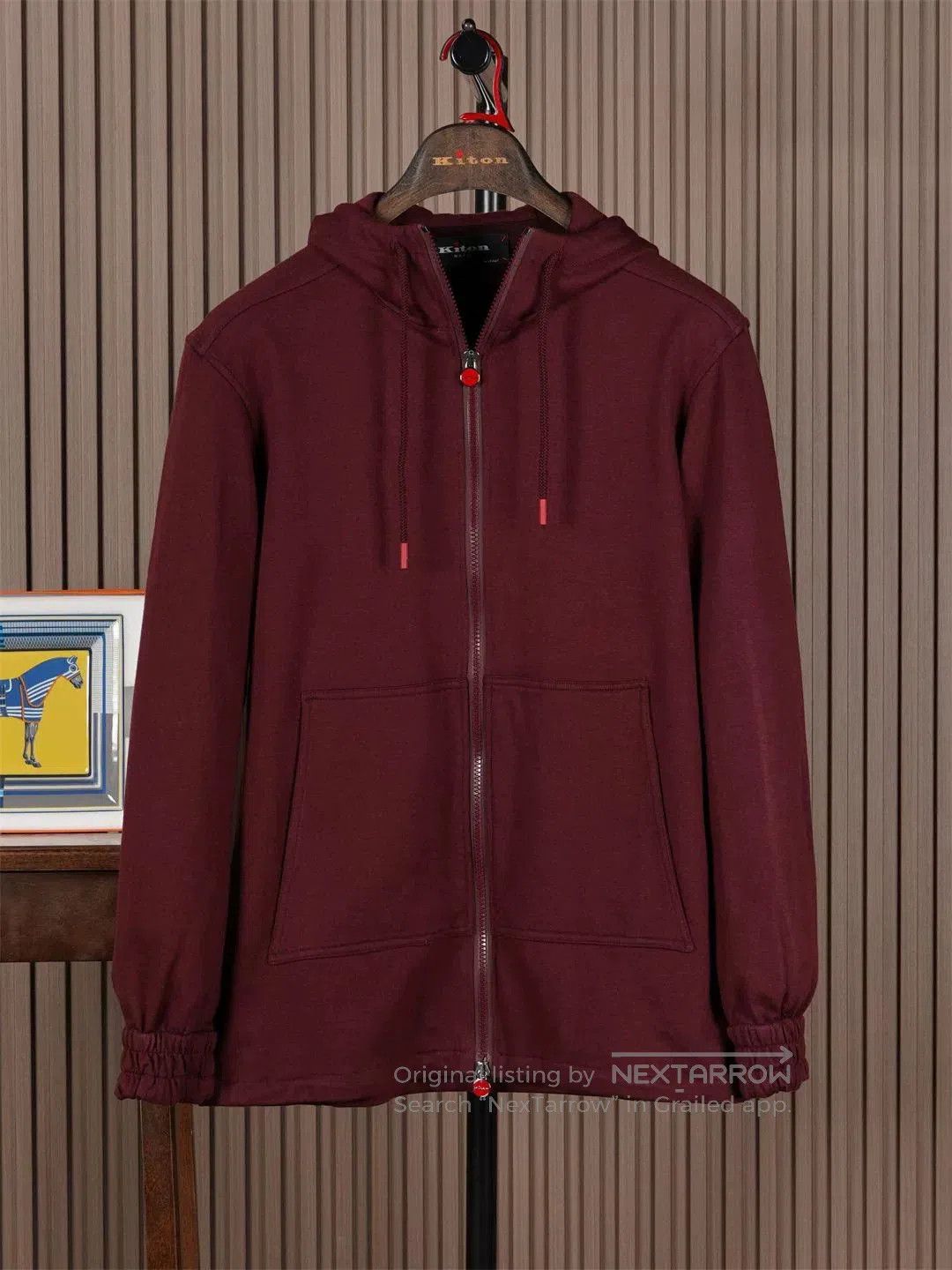 Kiton Kiton Hooded Sport Jacket in Cashmere Blend. Size US S / EU 44-46 / 1 - 1 Thumbnail