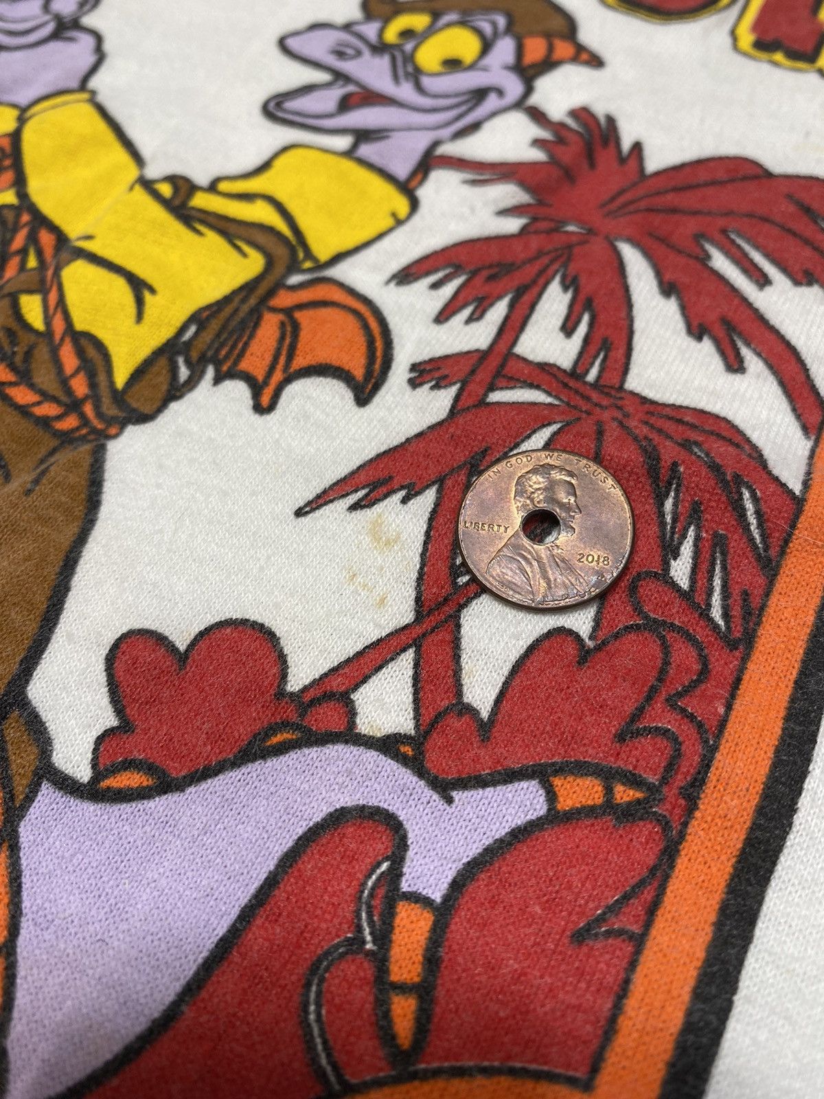 Disney × Vintage Vintage Disney Figment Looking Adventure Epcot Center Tshirt Size US M / EU 48-50 / 2 - 12 Thumbnail