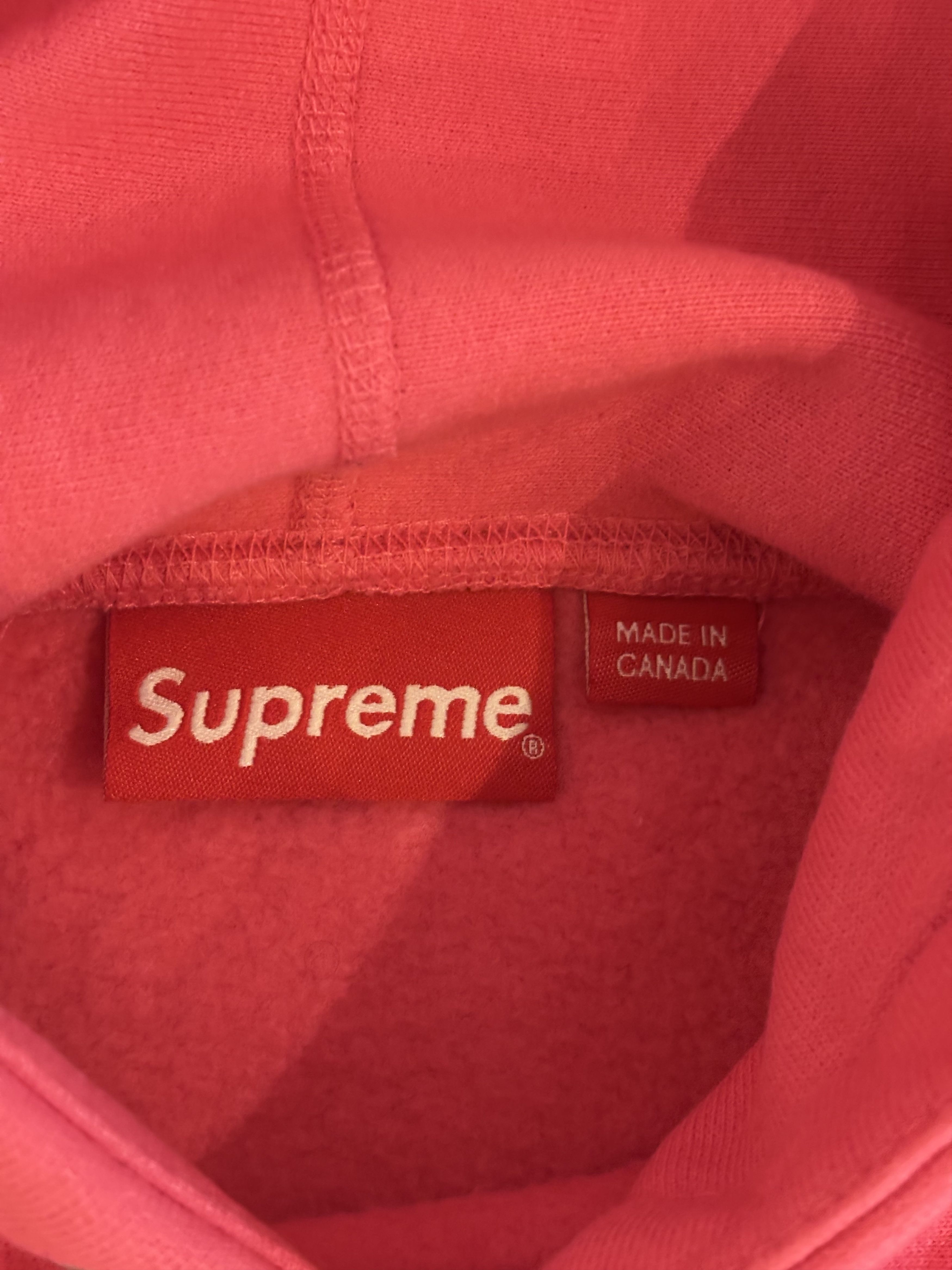 Supreme Sweat à capuche Supreme rose logo vert en tbe Size US M / EU 48-50 / 2 - 10 Thumbnail