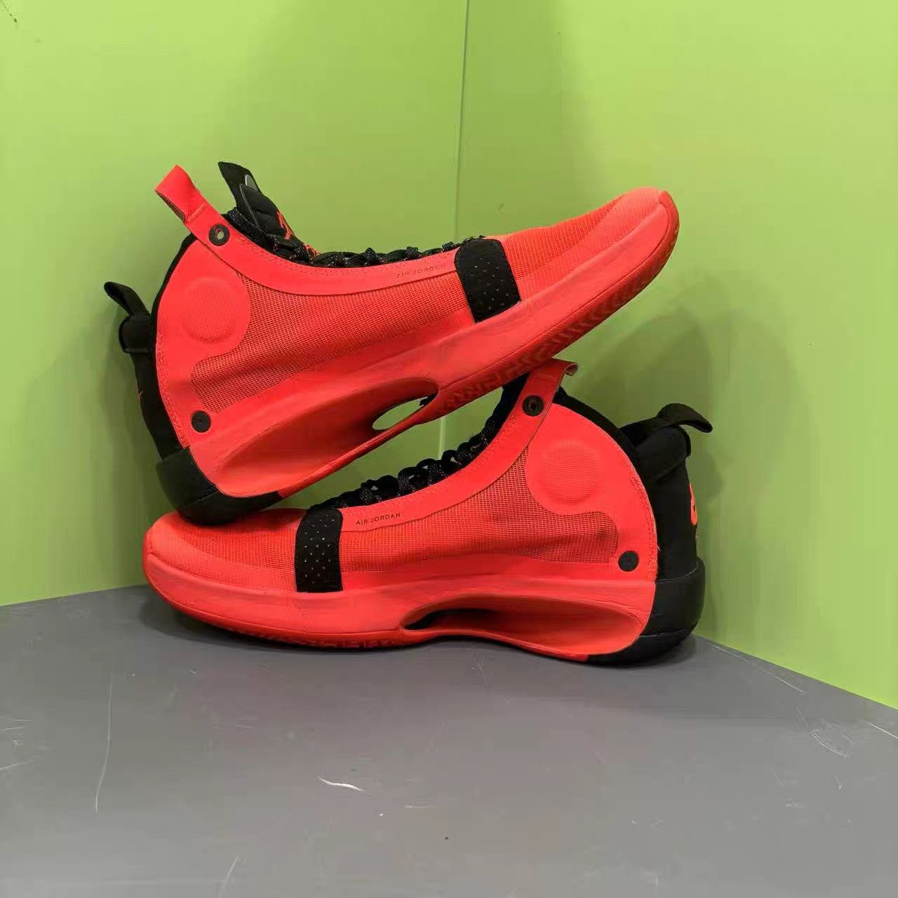 Jordan Brand Air Jordan 34 Mid Top Basketball Shoes K15 Size US 12 / EU 45 - 4 Thumbnail