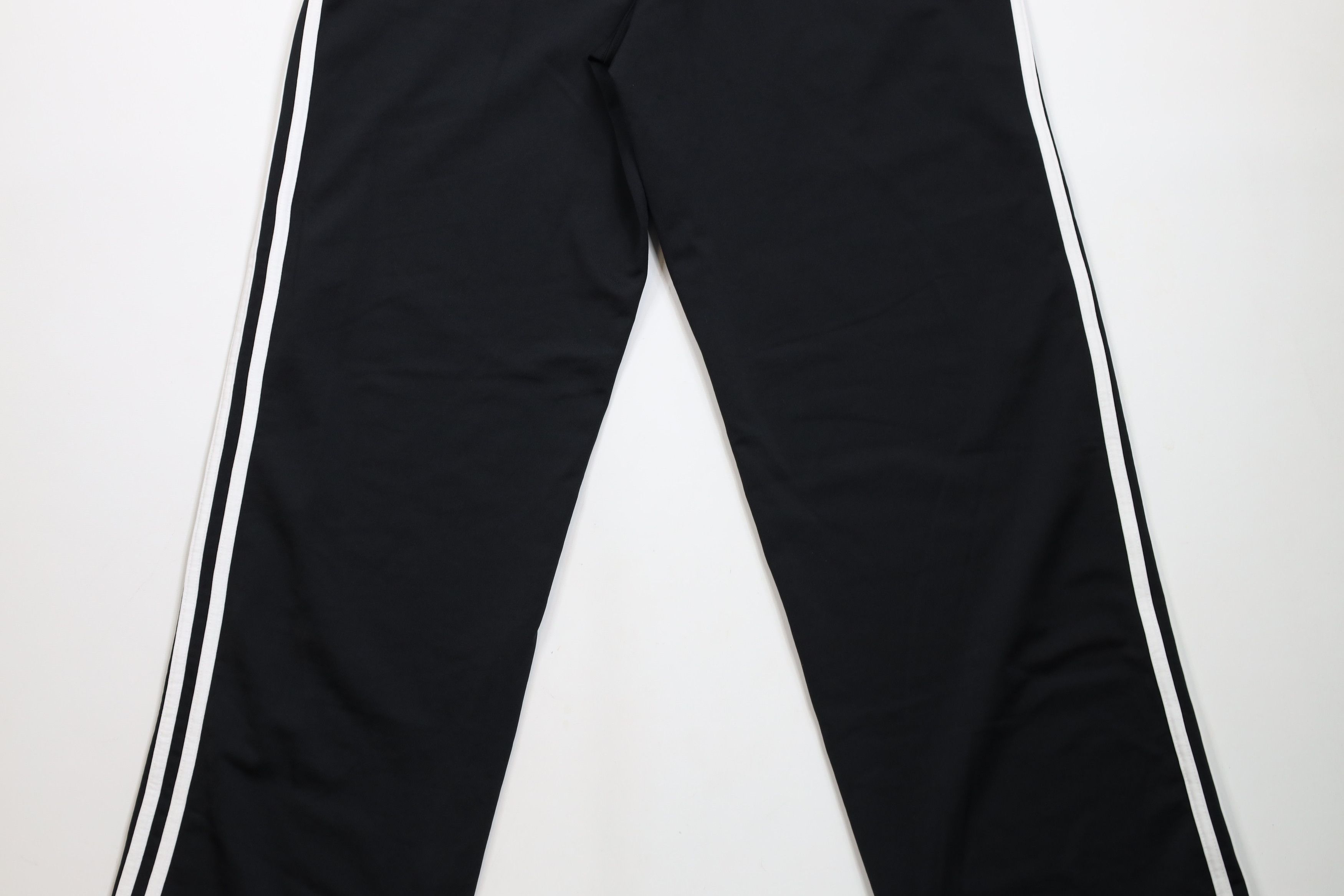 Adidas × Vintage Vintage Adidas Spell Striped Wide Leg Sweatpants Pants Black Size US 34 / EU 50 - 10 Thumbnail
