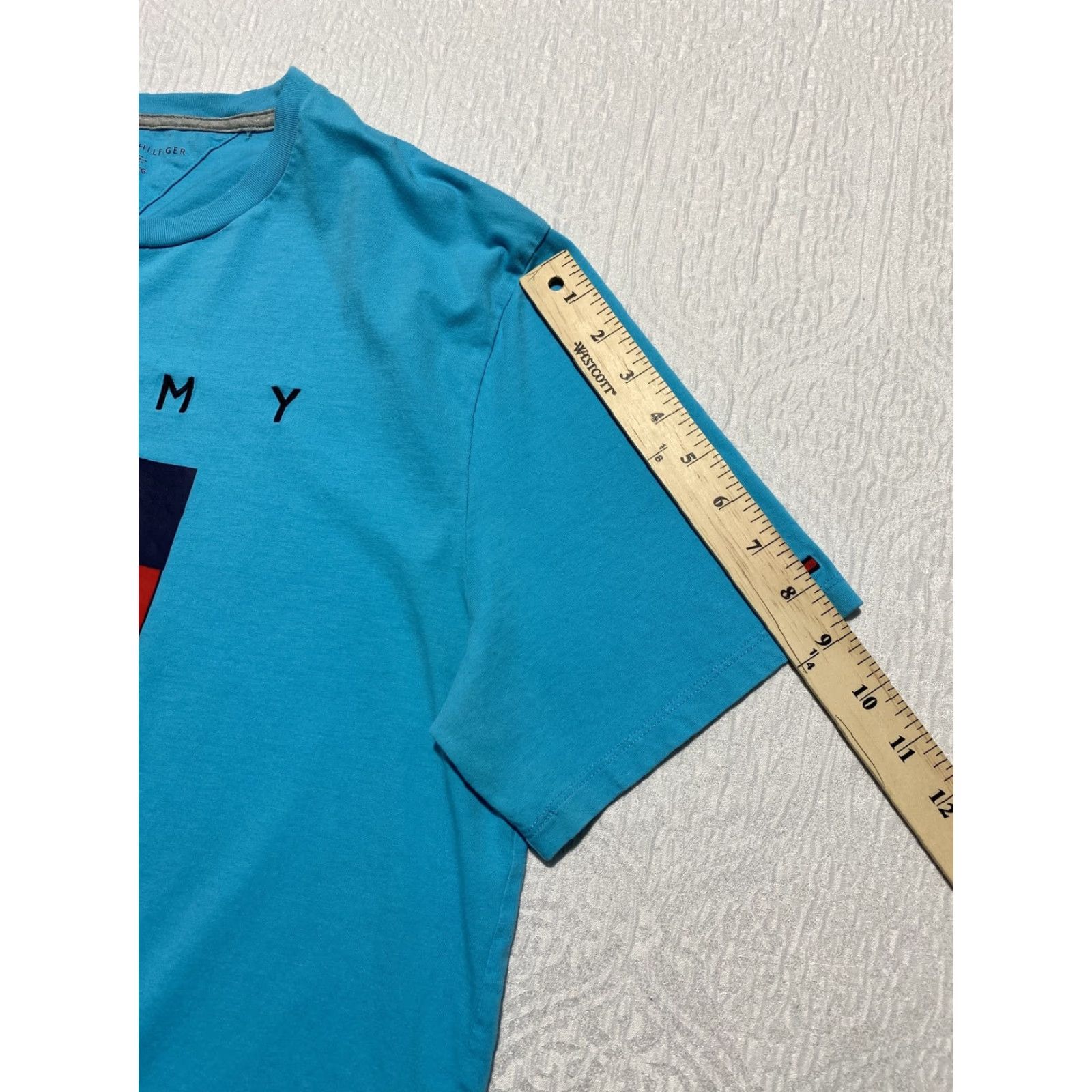Tommy Hilfiger Tommy Hilfiger Shirt Mens XL Blue Logo Graphic Tee T-Shirt Casual Modern Size US XL / EU 56 / 4 - 2 Thumbnail