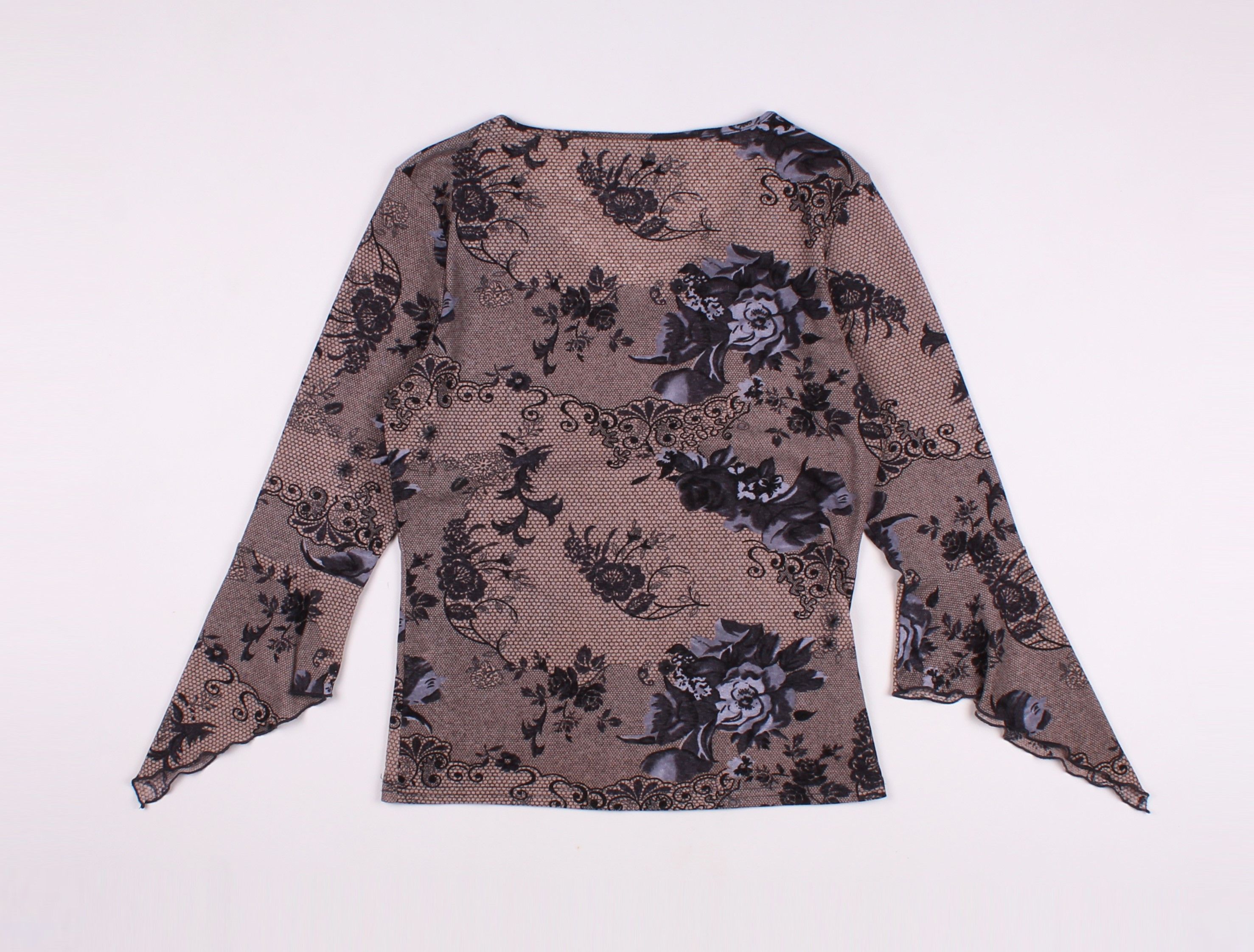 Other Vintage Flash Y2K V-Neck Mesh Blouse Size M / US 6-8 / IT 42-44 - 8 Thumbnail