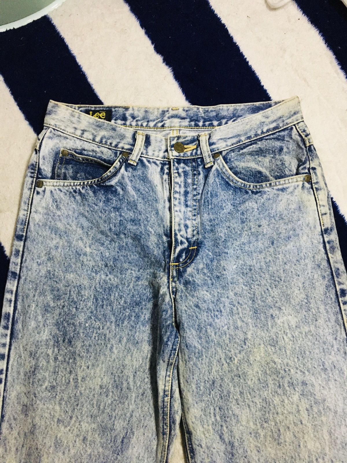 Japanese Brand × Lee Lee Acid Wash Jeans (16) Size US 29 - 14 Thumbnail