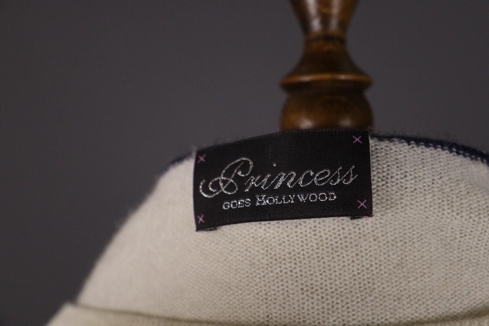 Designer Princess Goes Hollywood Ivory Stripe Wool Sweater Size 38 Size M / US 6-8 / IT 42-44 - 11 Thumbnail