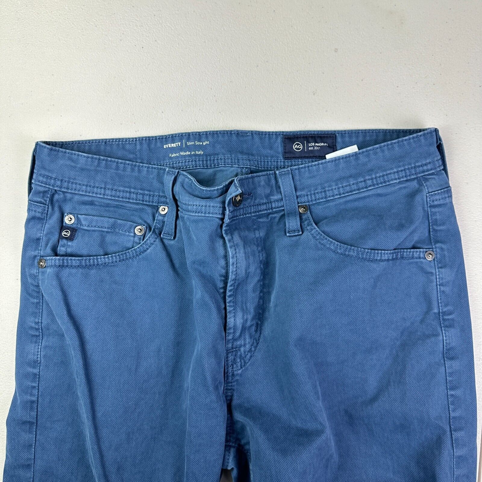 AG Adriano Goldschmied Adriano Goldschmied The Everett Slim Houndstooth Pants 32x30 Size US 32 / EU 48 - 6 Thumbnail