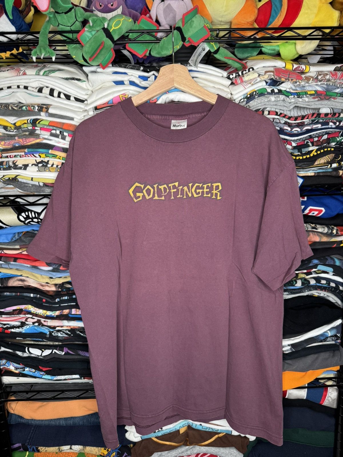 Band Tees Vintage 1996 Goldfinger Maroon Band Tour XL 90s T-Shirt Size US XL / EU 56 / 4 - 4 Thumbnail