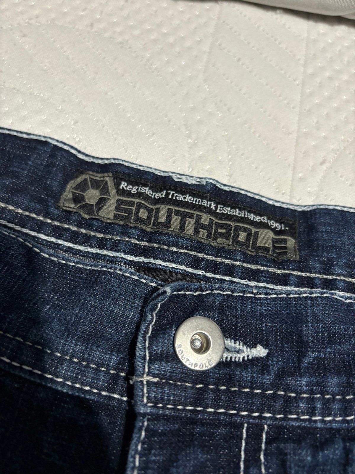 Southpole Vintage Southpole Jeans Skater Y2k dark wash navy logo blue Size US 34 / EU 50 - 6 Thumbnail