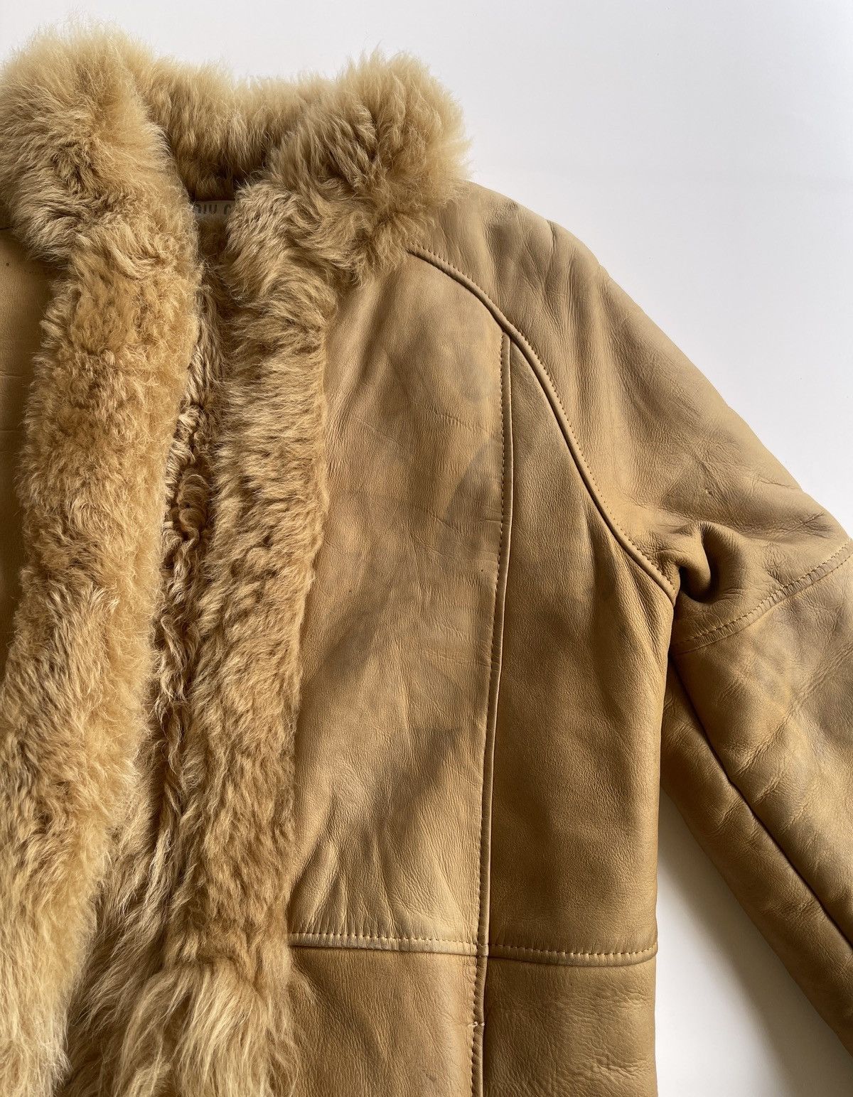 Miu Miu Miu Miu Sheepskin Shearling Fur Jacket Size M / US 6-8 / IT 42-44 - 9 Thumbnail