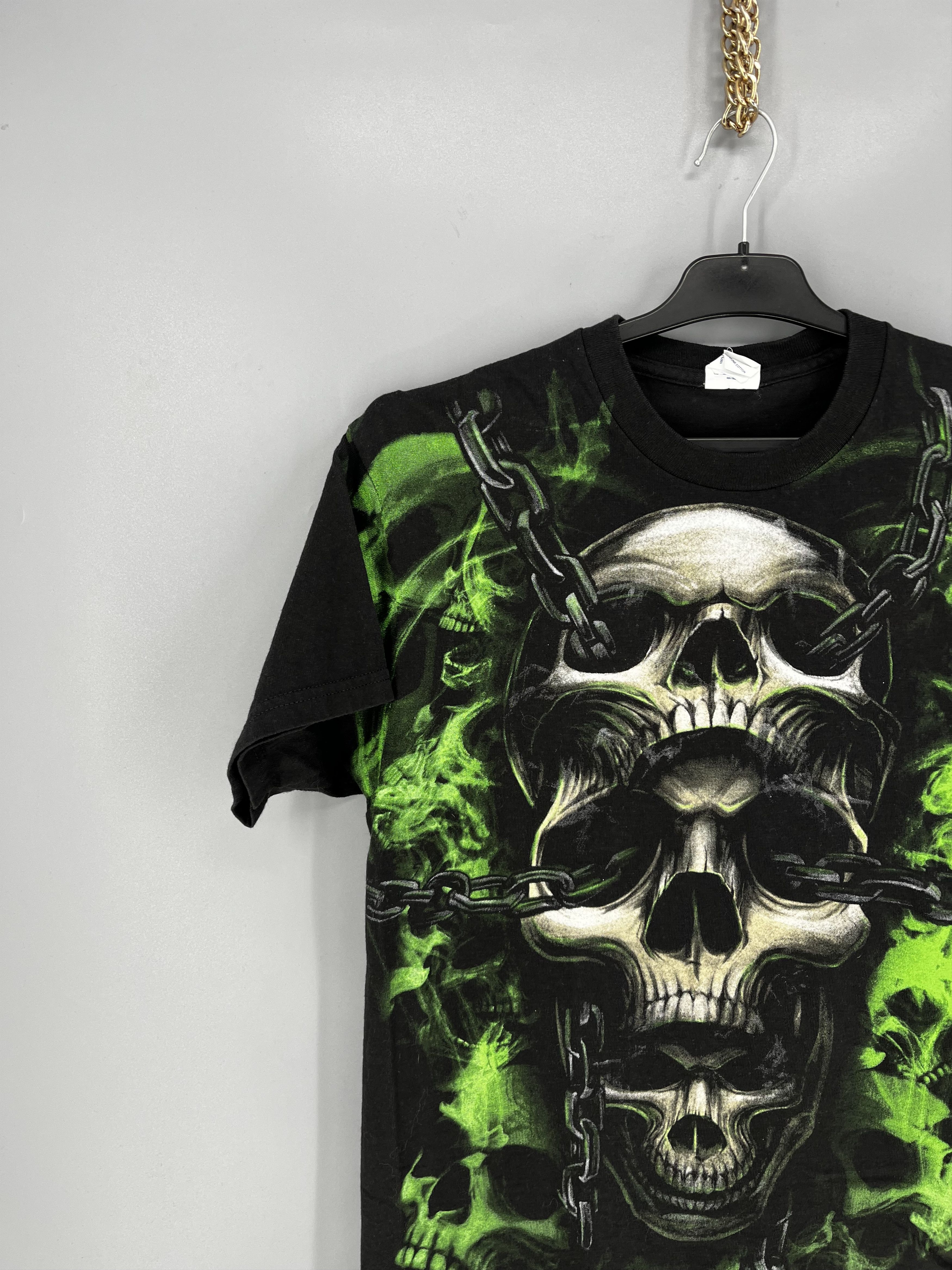 Rap Tees Vintage Skull Smoke Rocky Asap Fashion raptees Size US M / EU 48-50 / 2 - 4 Thumbnail