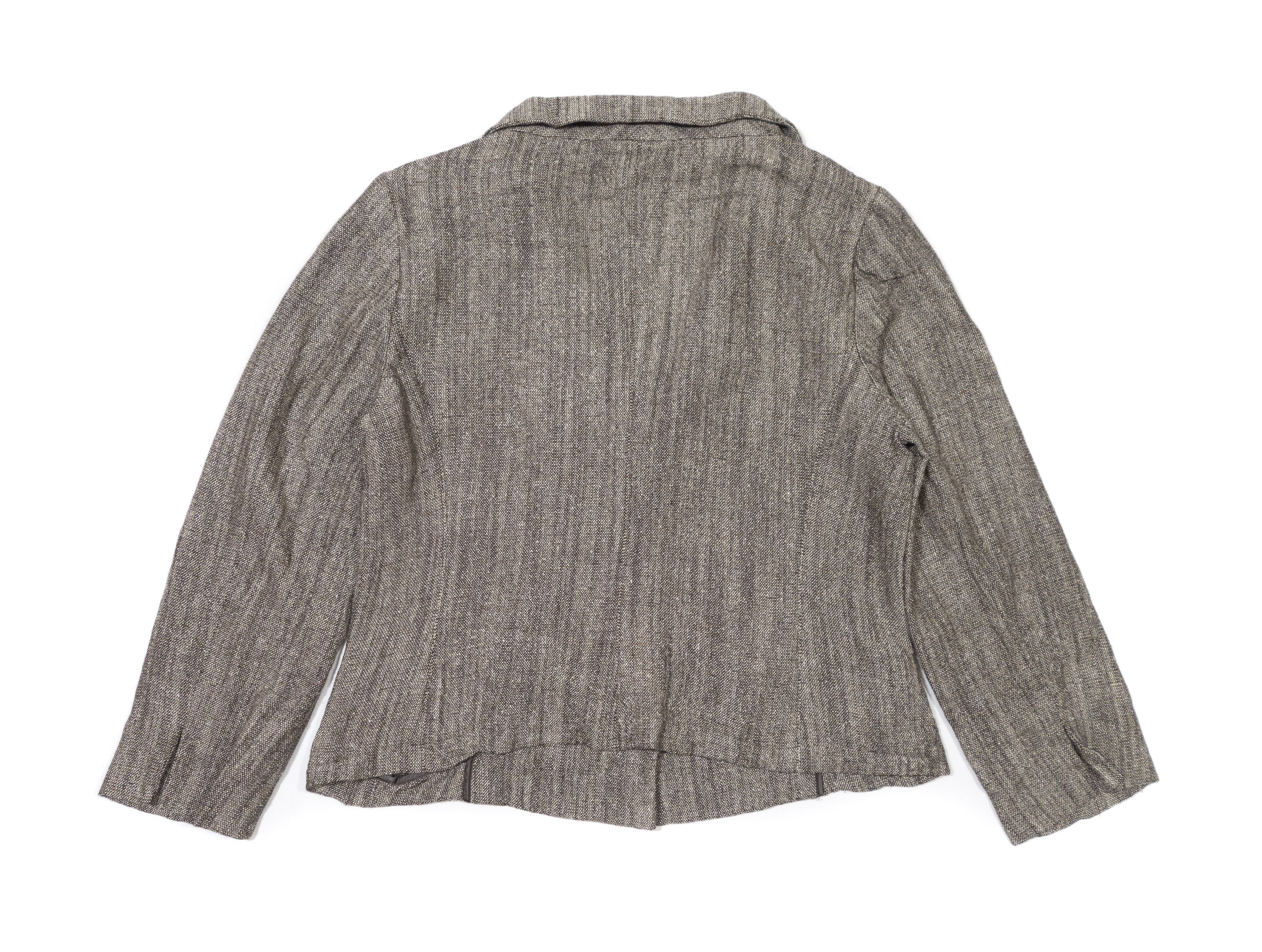 Max Mara Viscose Linen Silk Blazer Size XL / US 12-14 / IT 48-50 - 2 Thumbnail