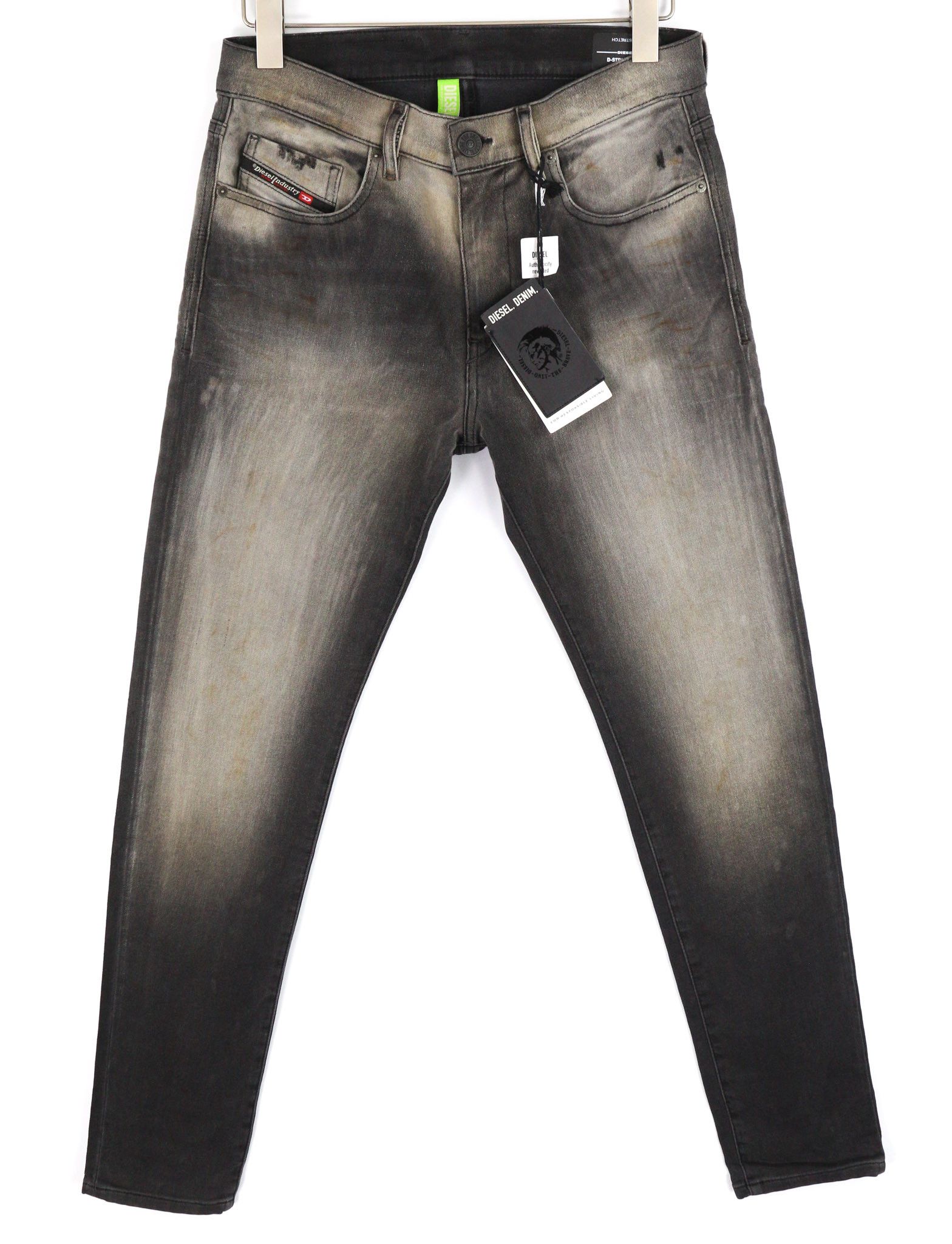 Diesel D-STRUKT JOGG 09B04 W30 Slim Stretch Black 40441 Size US 30 / EU 46 - 1 Thumbnail