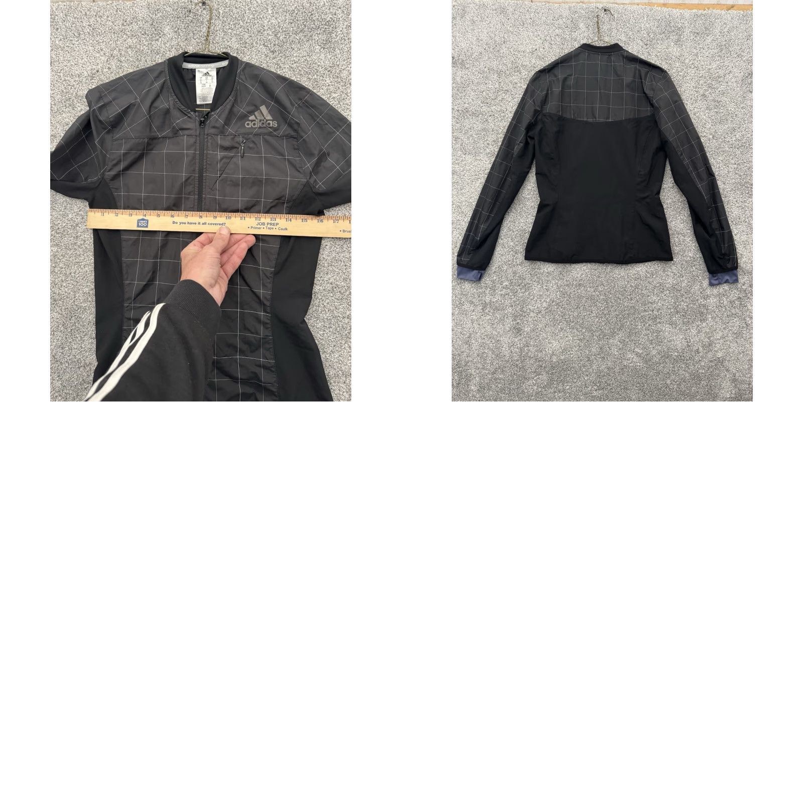 Adidas Adidas Running Jacket Womens XS Windbreaker Zip Chest Pocket Lightweight Check Pattern 2013 Streetwear Gorpcore Nike? Size XS / US 0-2 / IT 36-38 - 9 Thumbnail