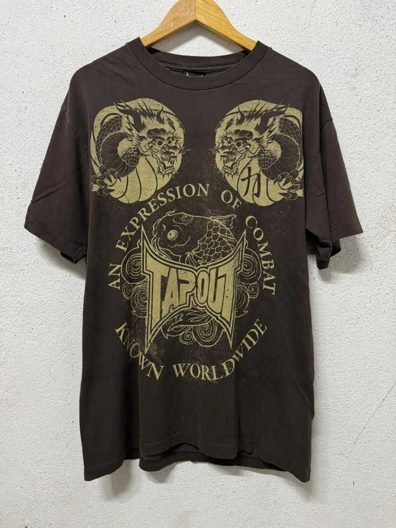 Tapout Vintage y2k tapout dragon Size US XL / EU 56 / 4 - 1 Thumbnail