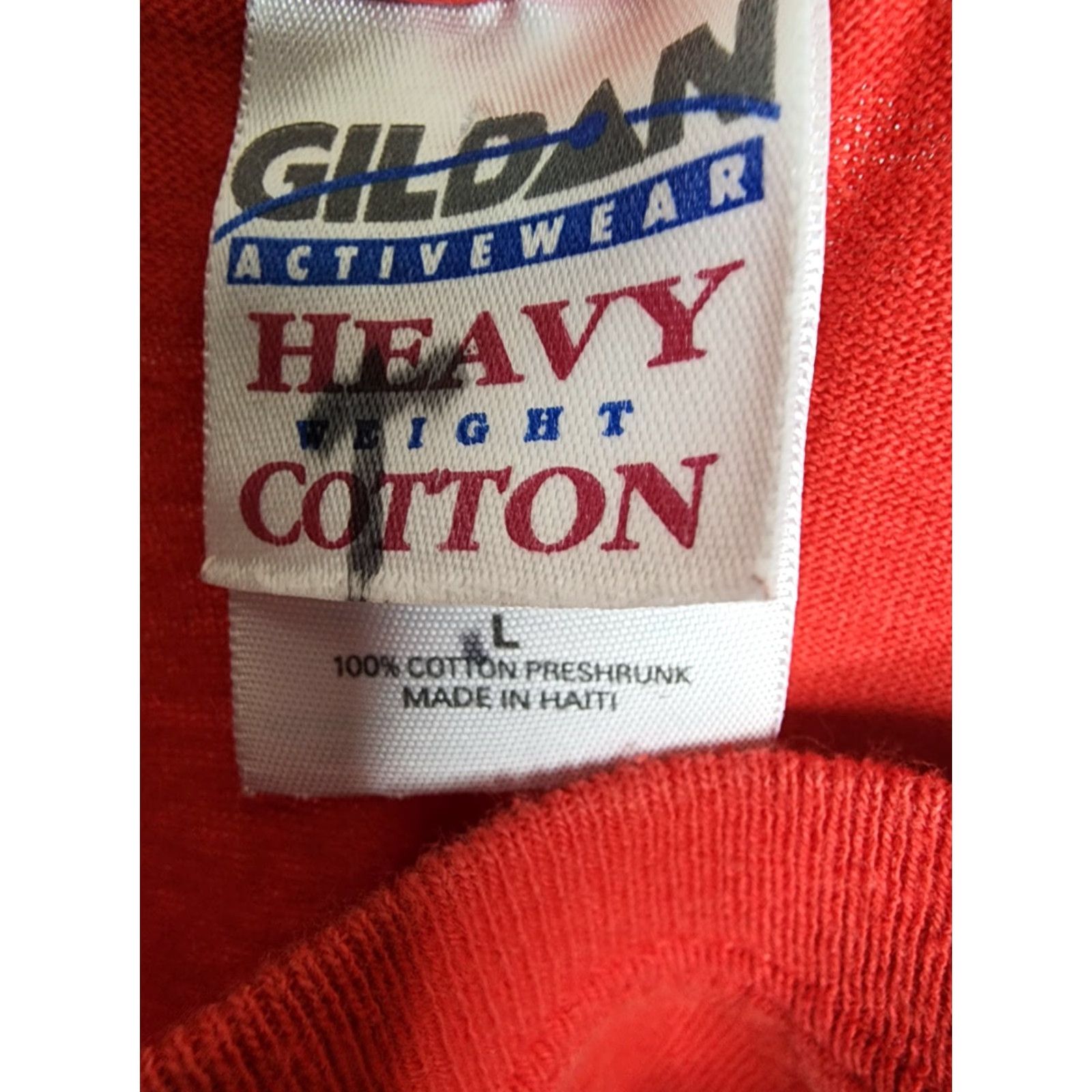 Gildan Gildan T-Shirt Mens L Red Stone Lake Wisconsin Bed and Breakfast mens Size US L / EU 52-54 / 3 - 3 Thumbnail