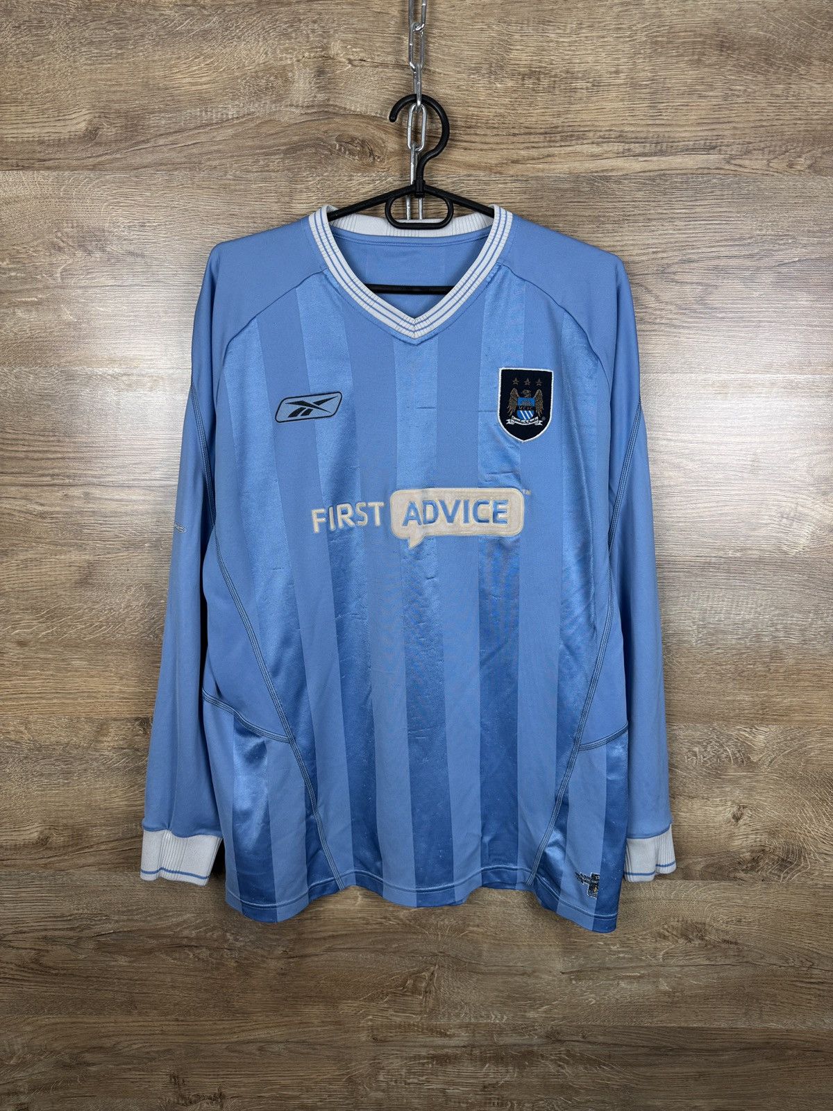 Reebok × Vintage Mens Vintage Reebok Manchester City T-shirt soccer jersey Size US M / EU 48-50 / 2 - 1 Thumbnail