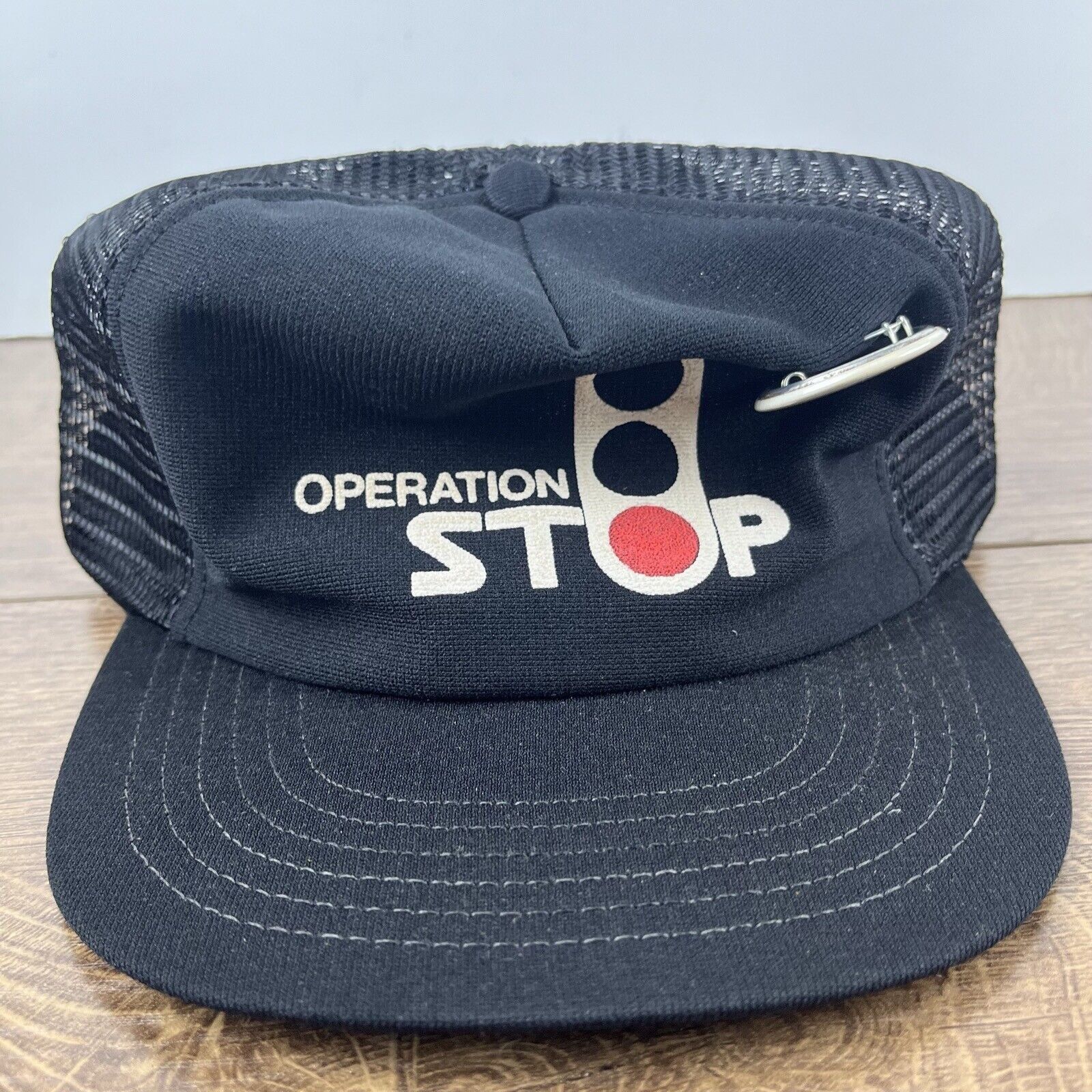 Other Operation Stop Snapback Hat Black Adjustable Hat Black Adult Size ONE SIZE - 6 Thumbnail