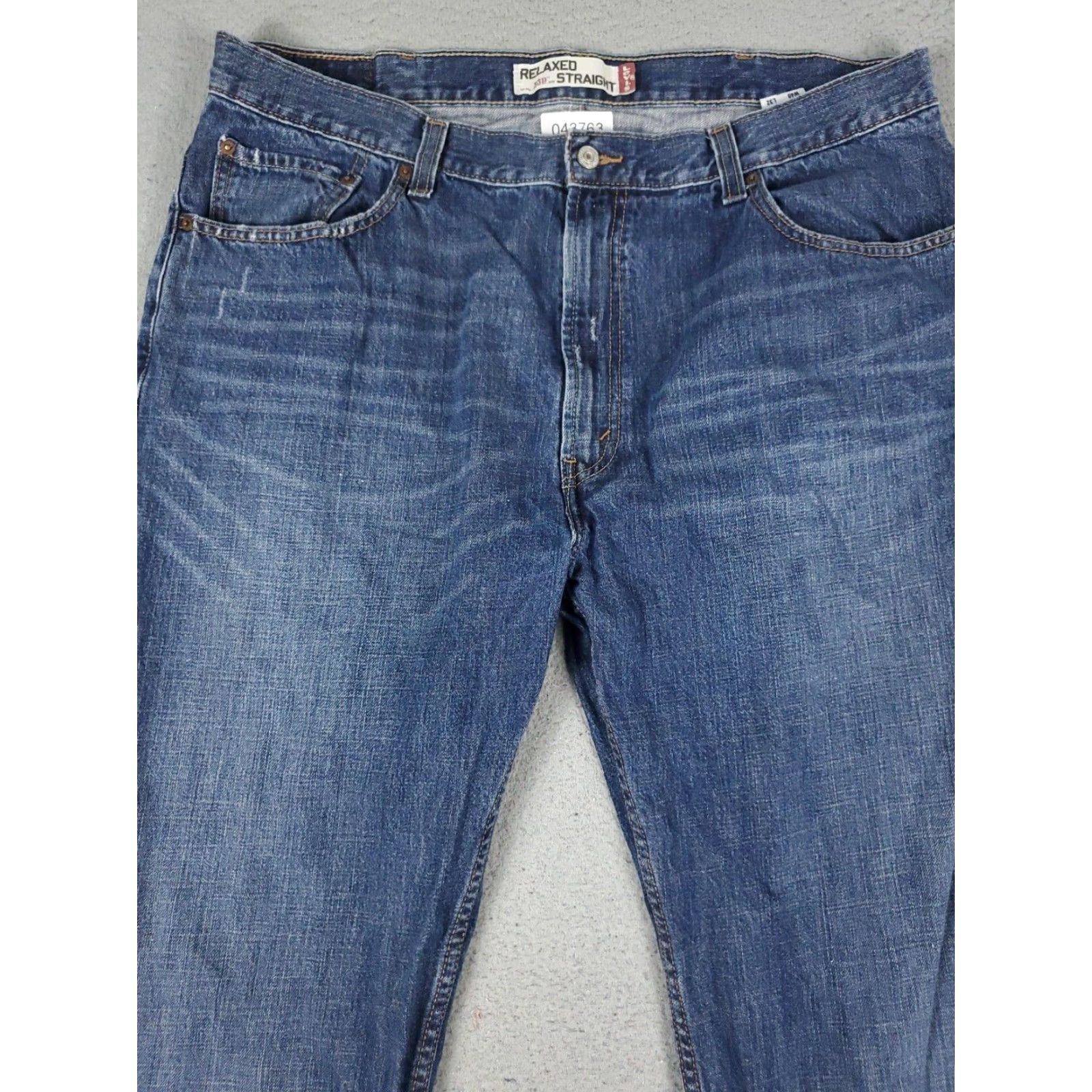 Levi's Levis 559 Mens Relaxed Straight Leg Blue Denim Jeans 40x32 XL Extra Large Size US 40 / EU 56 - 2 Thumbnail