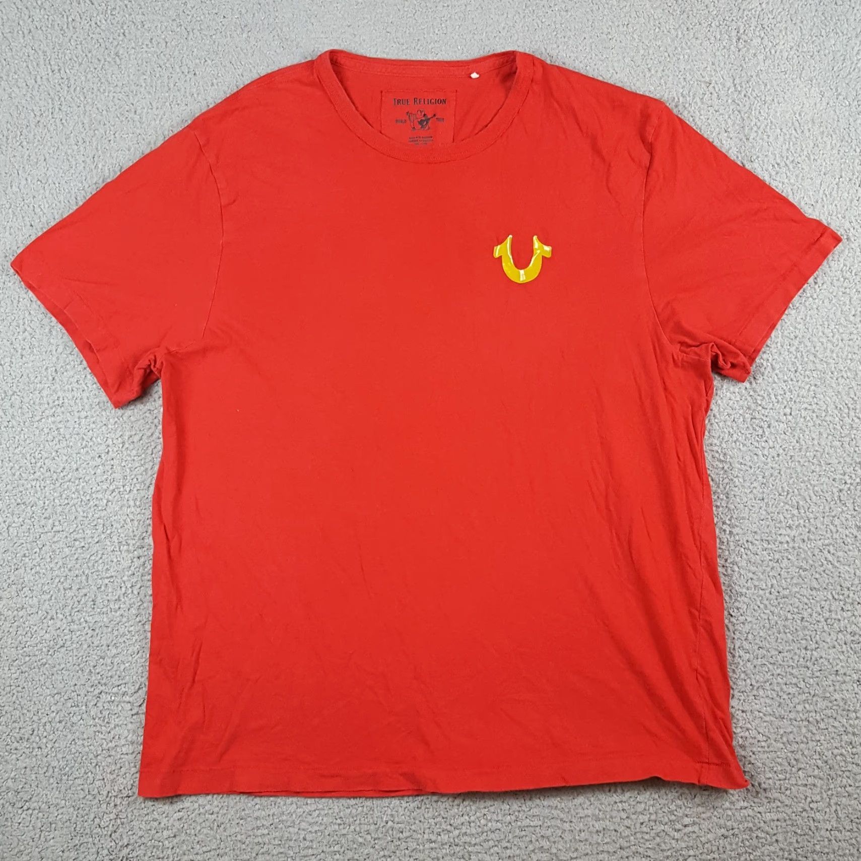 True Religion True Religion Jeans World Tour Vintage Buddha Logo Men's 3XL Retro T Shirt Shirt Mens 3XL Red Cotton Embroidered Logo Vintage 90s Retro Y2K Size US XXL / EU 58 / 5 - 2 Thumbnail