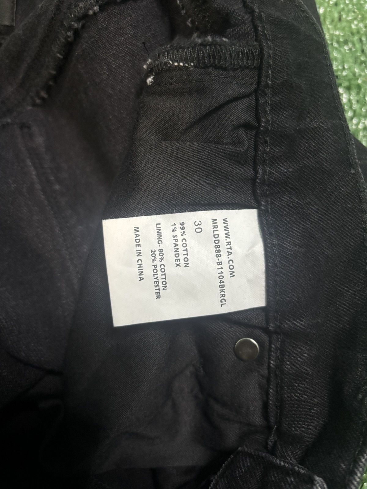 Rta RTA Denis Skinny Black Red Glow Size US 30 / EU 46 - 5 Thumbnail