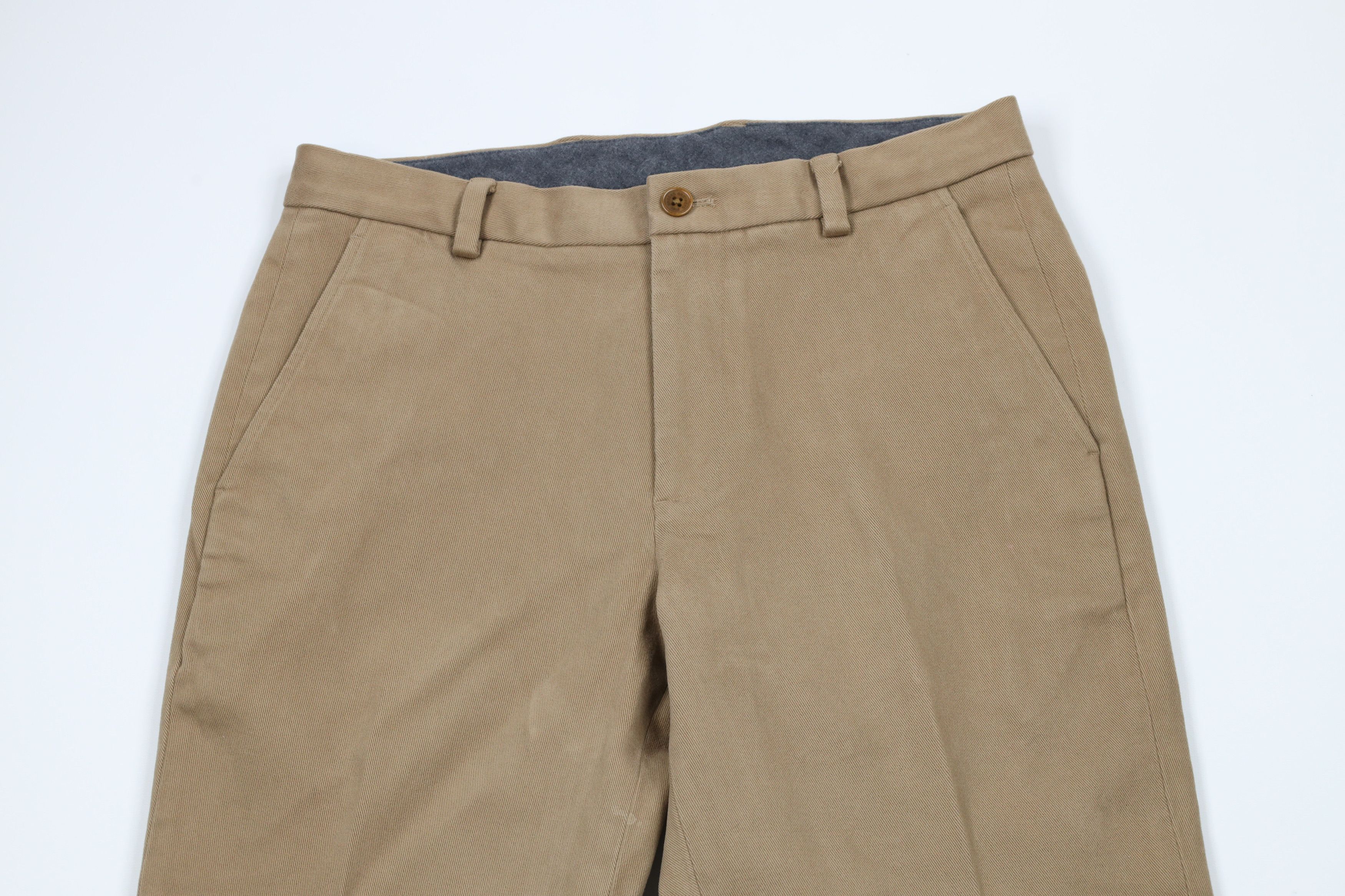 Brooks Brothers × Vintage Vintage Brooks Brothers Clark Stretch Chino Pants Beige Size US 32 / EU 48 - 2 Thumbnail
