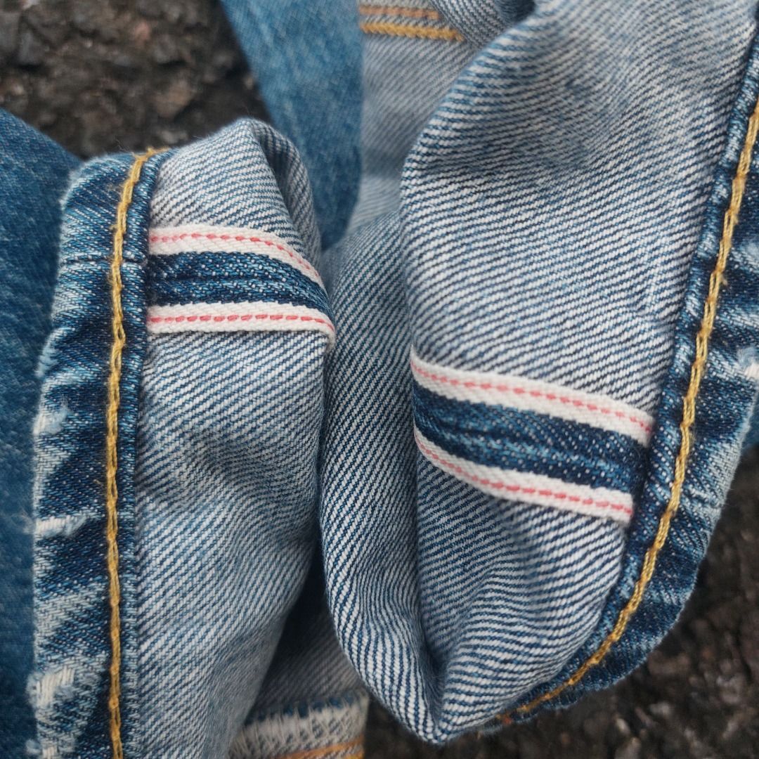Ralph Lauren Vintage ripped RRL denim Size US 33 - 5 Thumbnail