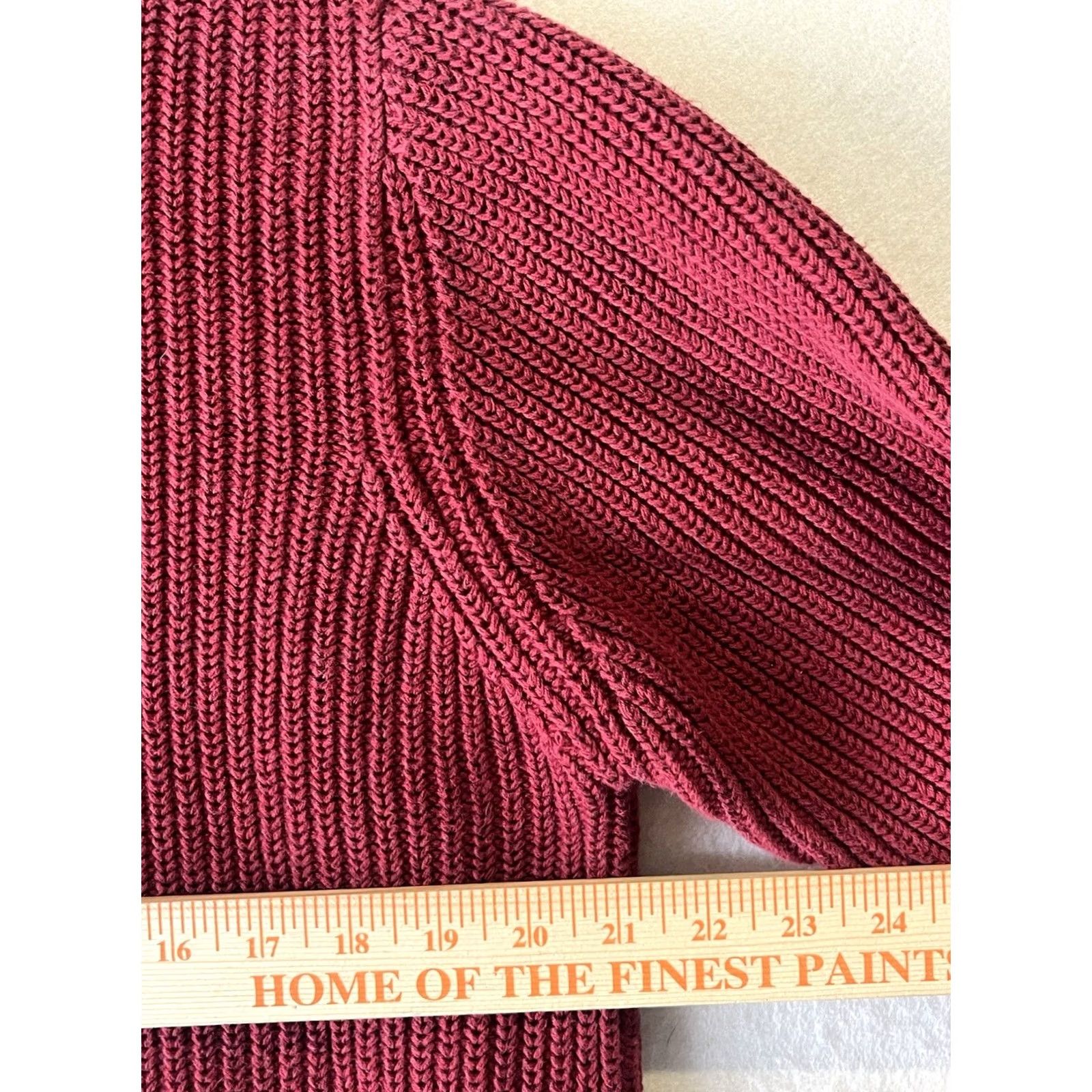 Vintage LL Bean Men’s M Red Cotton Sweater Rib Henley Size US M / EU 48-50 / 2 - 3 Thumbnail