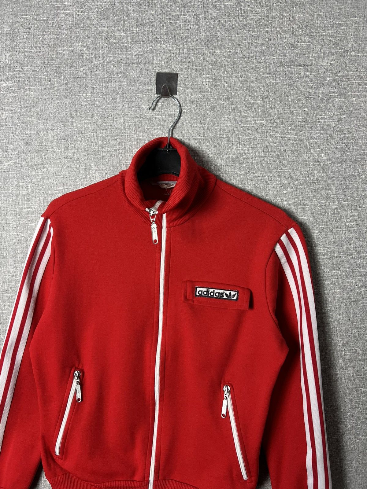 Adidas Vintage Adidas Made Yugoslavia Turtleneck Track Top Jacket Size L / US 10 / IT 46 - 3 Thumbnail