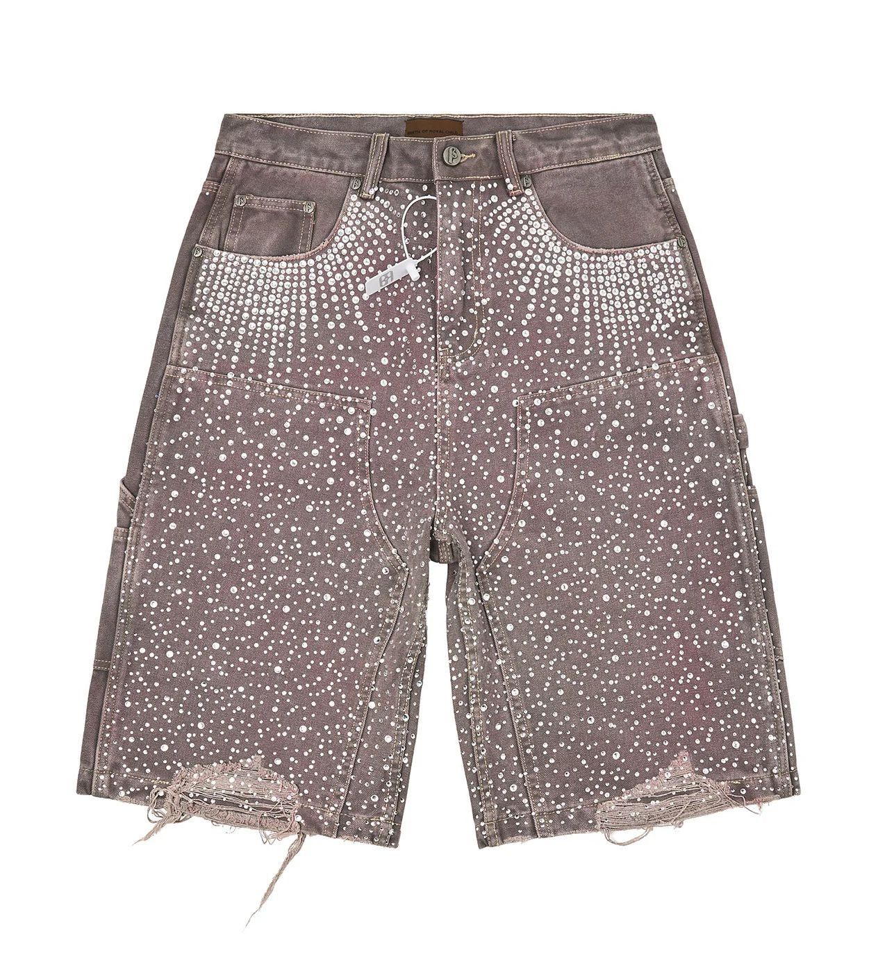 Other Birth of a Royal Child 'Diamond' Brown Jean Shorts Size US 30 / EU 46 - 1 Preview