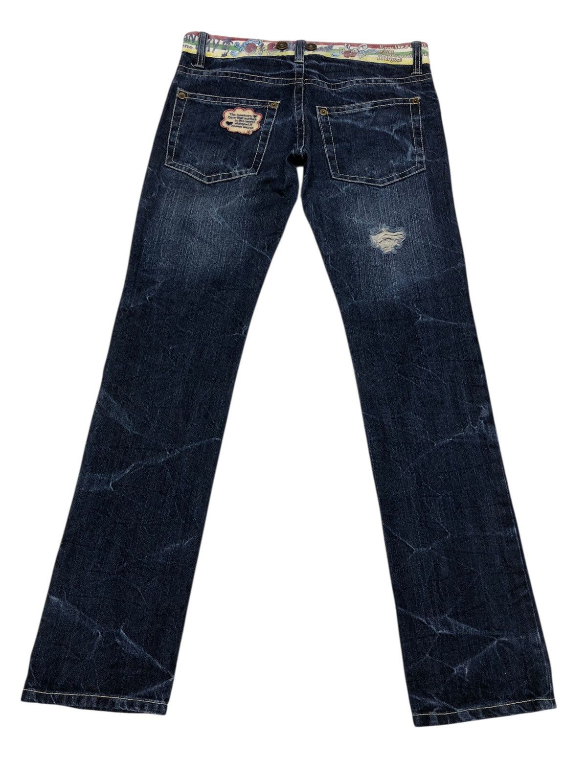 Hysteric Glamour HYPER BEACH DISTRESSED DENIM SKINNY JEANS Size US 31 - 5 Thumbnail