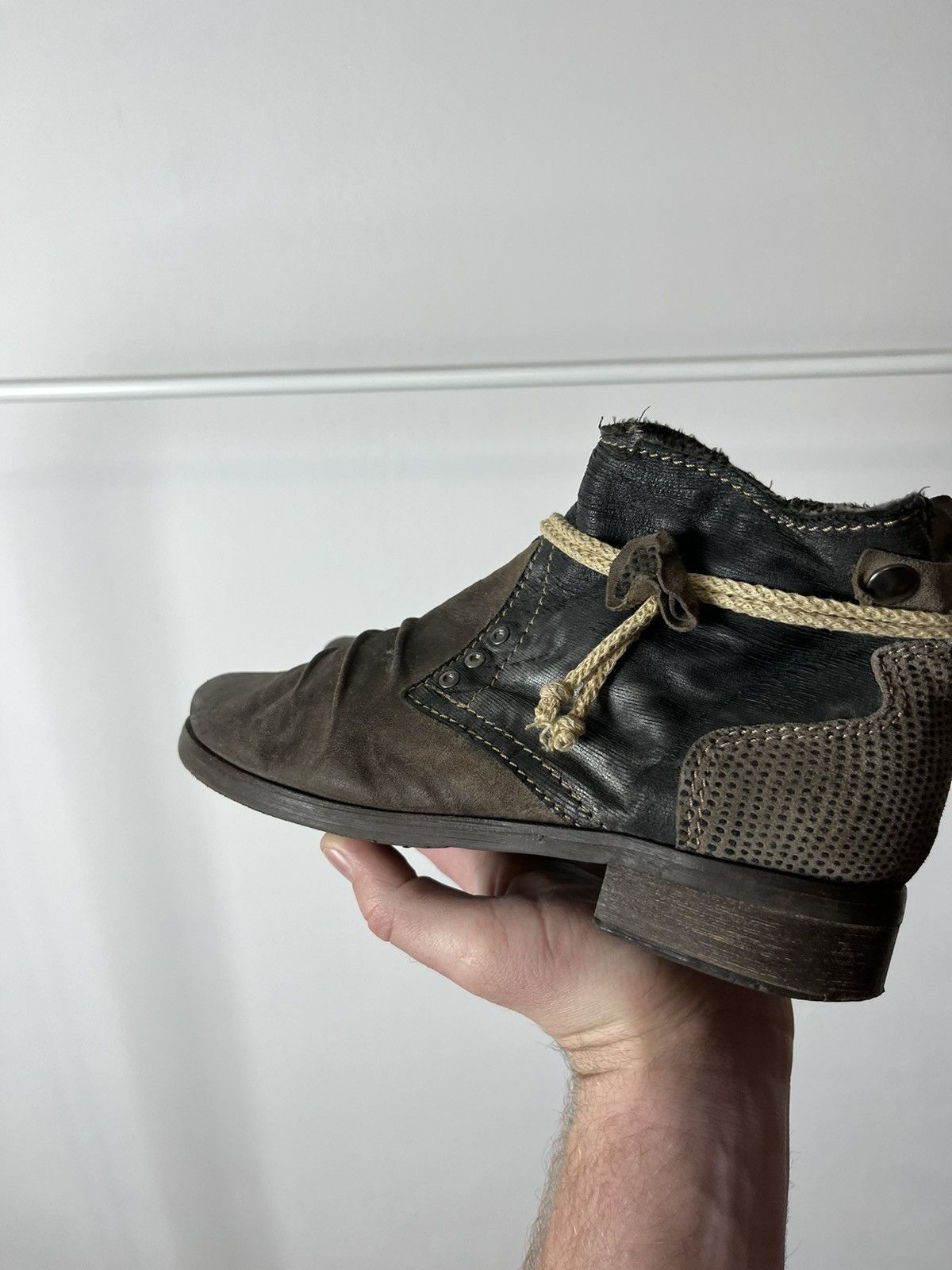 Japanese Brand × Vintage Vintage Avant Garde Womans Made in Italy Boots Shoes Leather Size US 6 / IT 36 - 7 Thumbnail