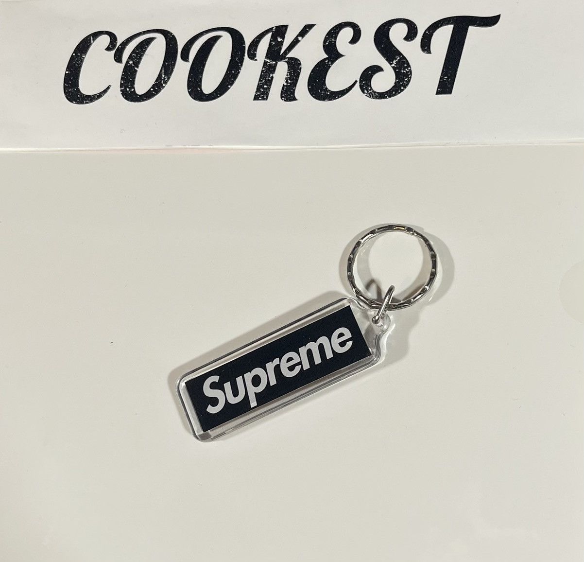 Supreme 2009 Supreme Key Tag Keychain Black Size ONE SIZE - 4 Thumbnail