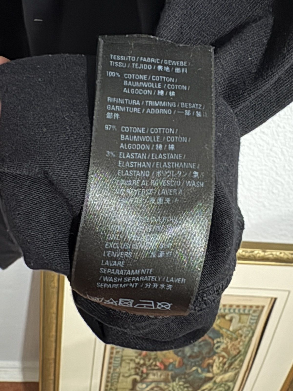 Balenciaga Balenciaga black logo shirt Disney lettering Size US L / EU 52-54 / 3 - 7 Thumbnail