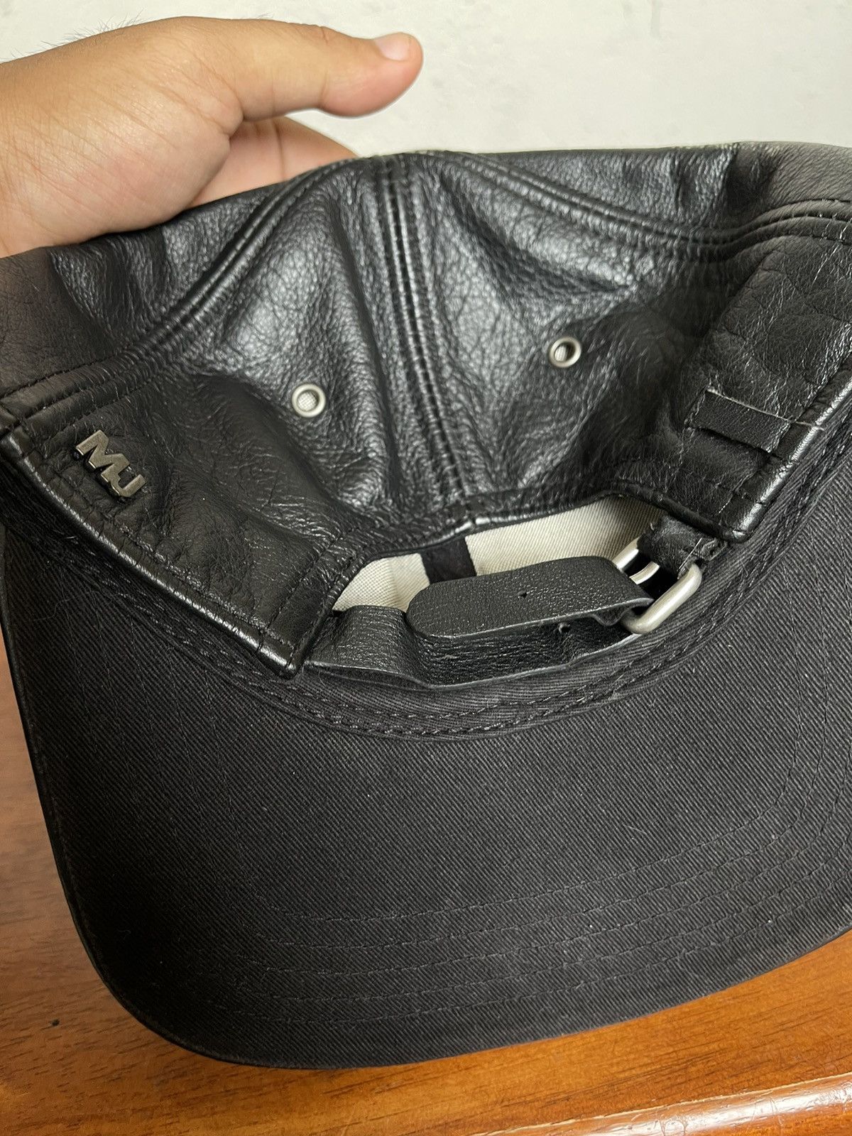 Marc by Marc Jacobs Marc by Marc Jacobs Leather Hats Size ONE SIZE - 3 Thumbnail