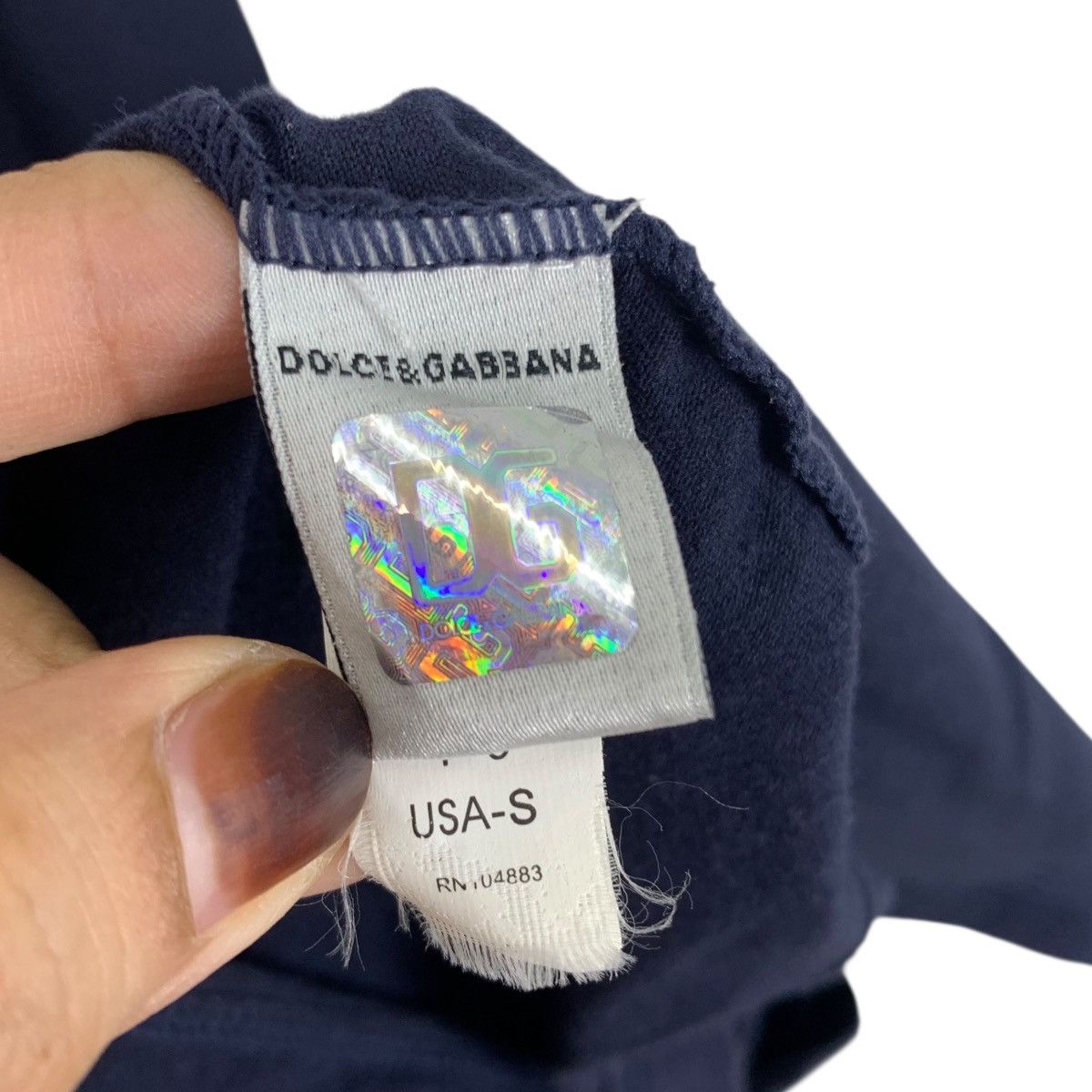 Dolce & Gabbana DOLCE AND GABBANA D&G Underwear Embroidered Tshirt Size US S / EU 44-46 / 1 - 6 Thumbnail