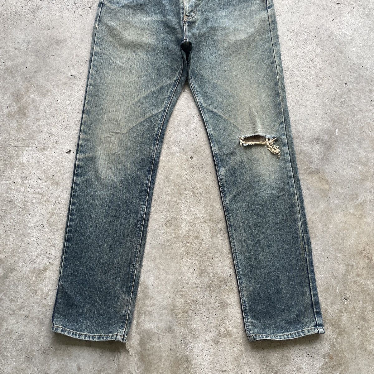 Edwin Vintage Edwin Japan Mud Wash Jeans Faded Distressed Pants Size US 32 / EU 48 - 4 Thumbnail