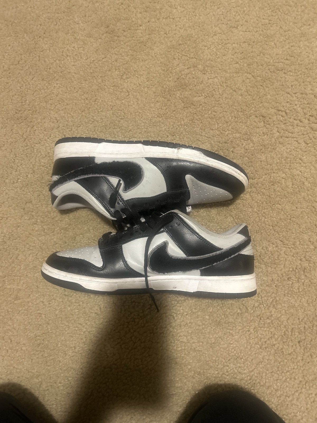 Nike Nike Dunk Low Chenille Swoosh Size US 9.5 / EU 42-43 - 3 Thumbnail