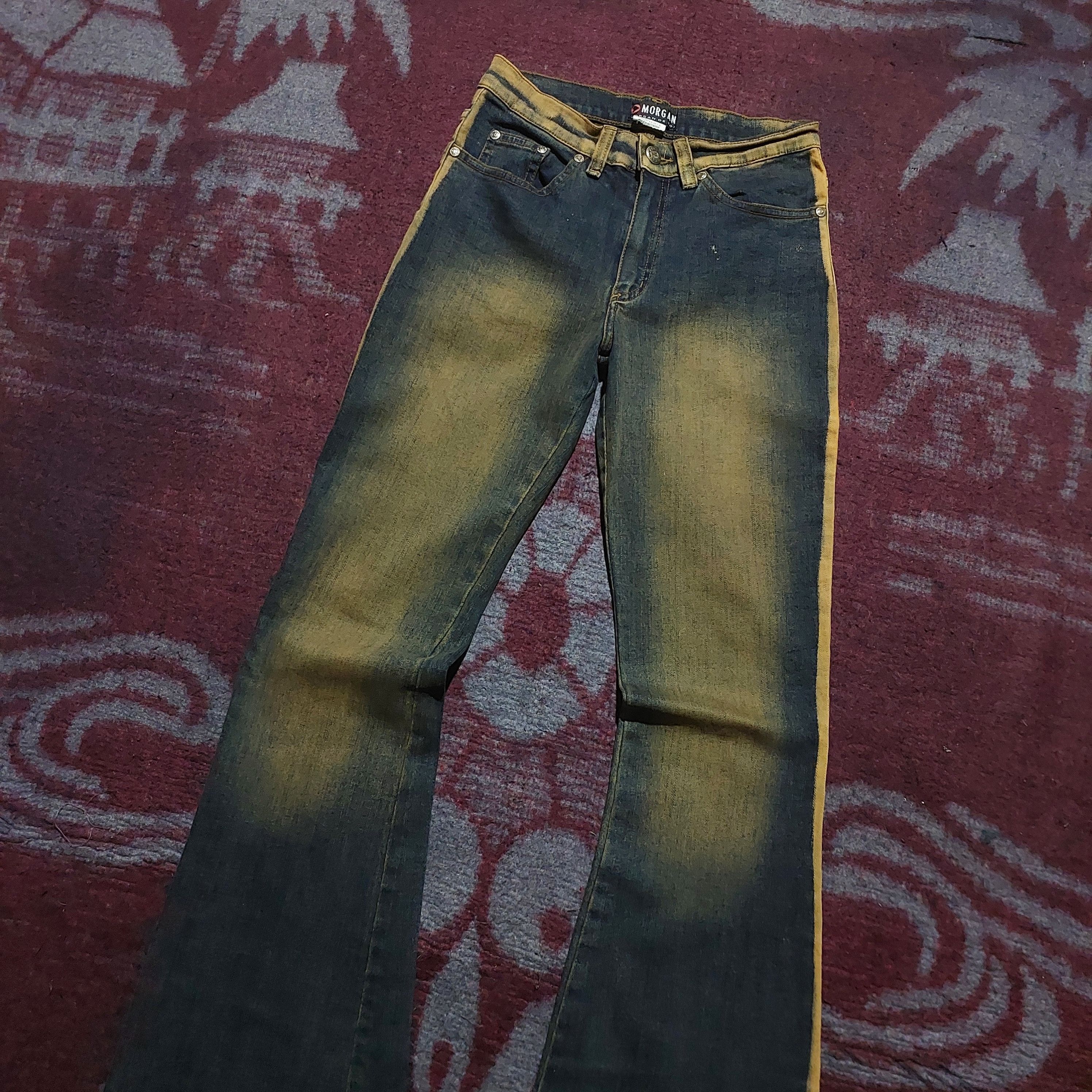 Morgan De Toi Morgan De Toi stripe side mud wash flared jeans Size 24" / US 00 / IT 34 - 5 Thumbnail