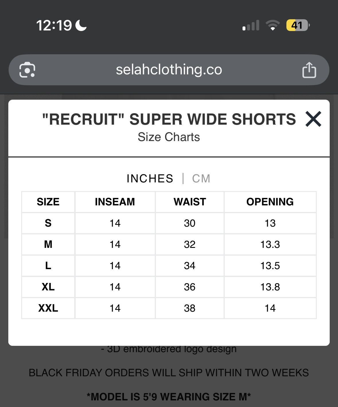 Other Selah RECRUIT" SUPER WIDE SHORTS - XL - Gray Size US 36 / EU 52 - 6 Thumbnail