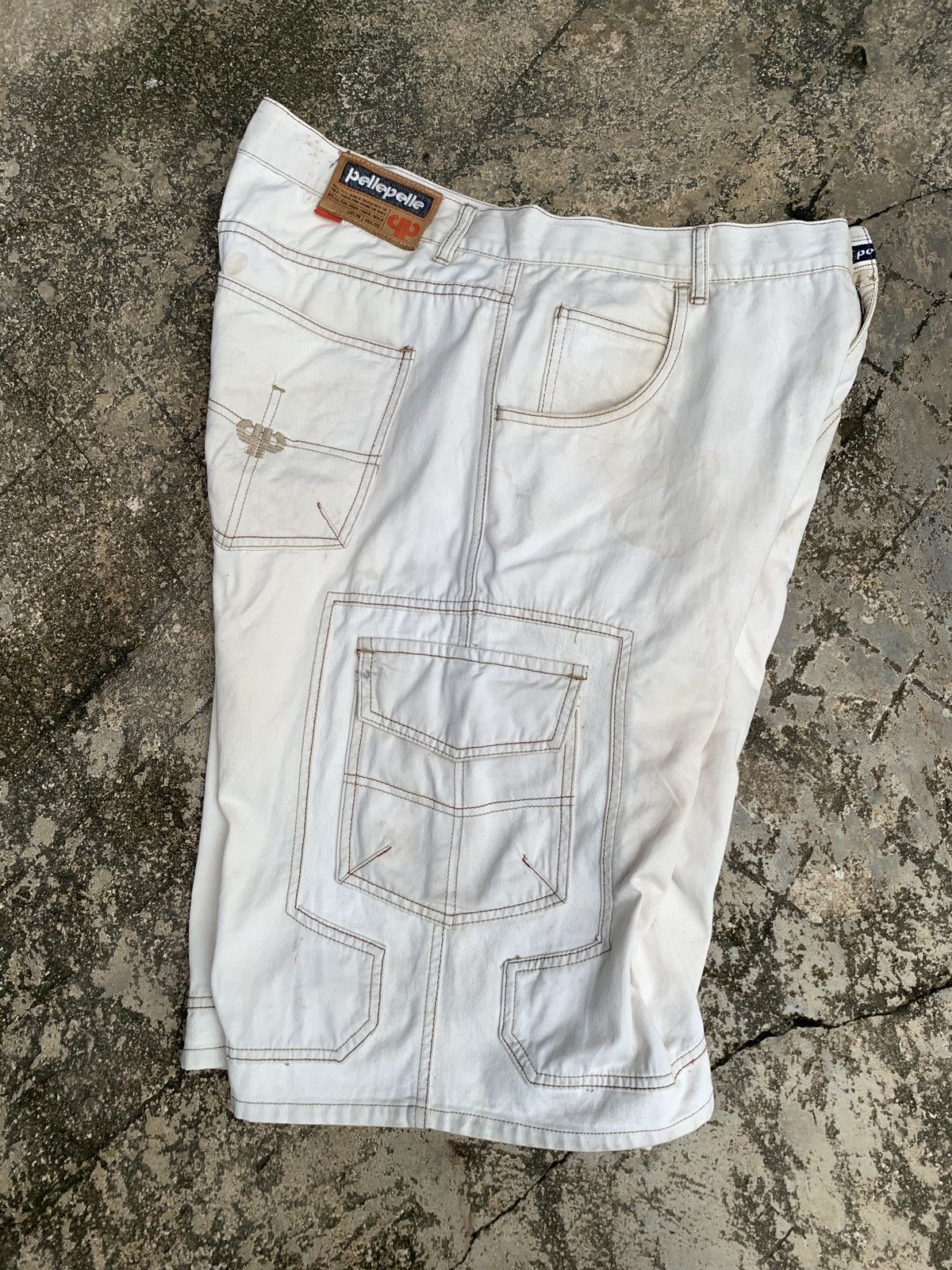 Marc Buchanan × Pelle Pelle 2000s Pelle Pelle Marc Buchanan Cargo Jorts Size US 38 / EU 54 - 8 Thumbnail