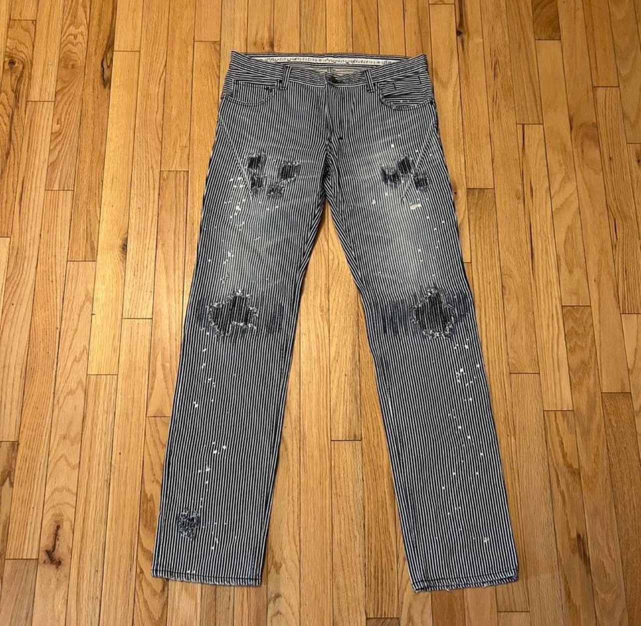 Number (N)ine Number Nine Hickory Distressed Denim Size US 32 / EU 48 - 1 Thumbnail