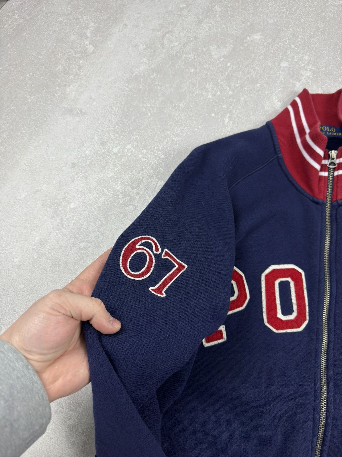 Polo Ralph Lauren Polo Ralph Lauren Track Jacket Big Logo Sweatshirt Full Zip Size US L / EU 52-54 / 3 - 5 Thumbnail